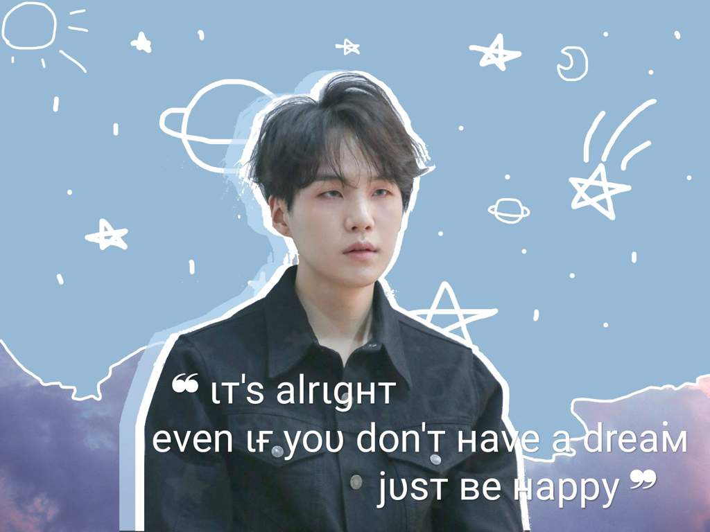 BTS Yoongi Blue PC Laptop Background. ARMY's Amino