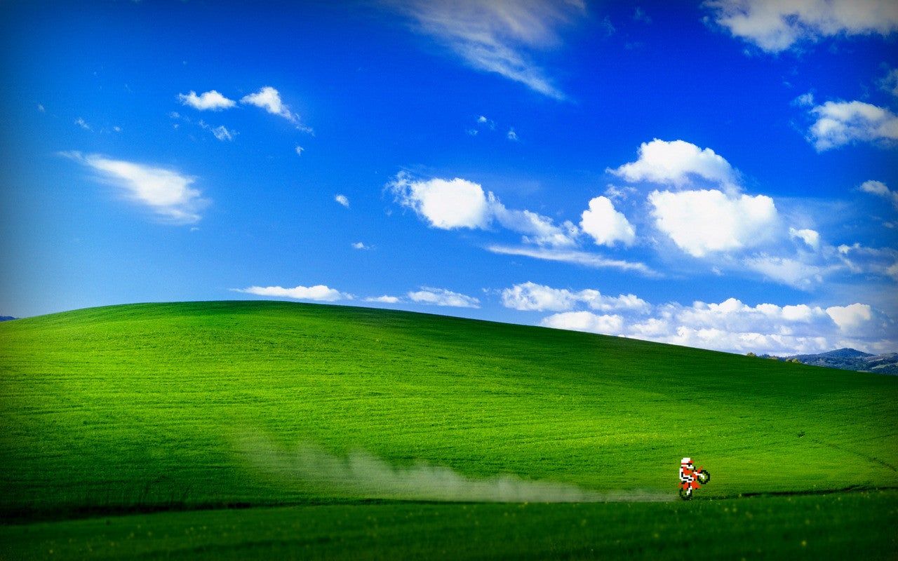New job advised we can only have generic desktop background. So far no one has noticed