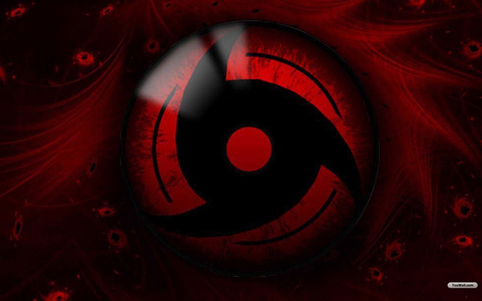 Red And Black Wallpaper HD 1807 HD Wallpaper: 1680x1050. Naruto wallpaper, Mangekyou sharingan, Anime tapete
