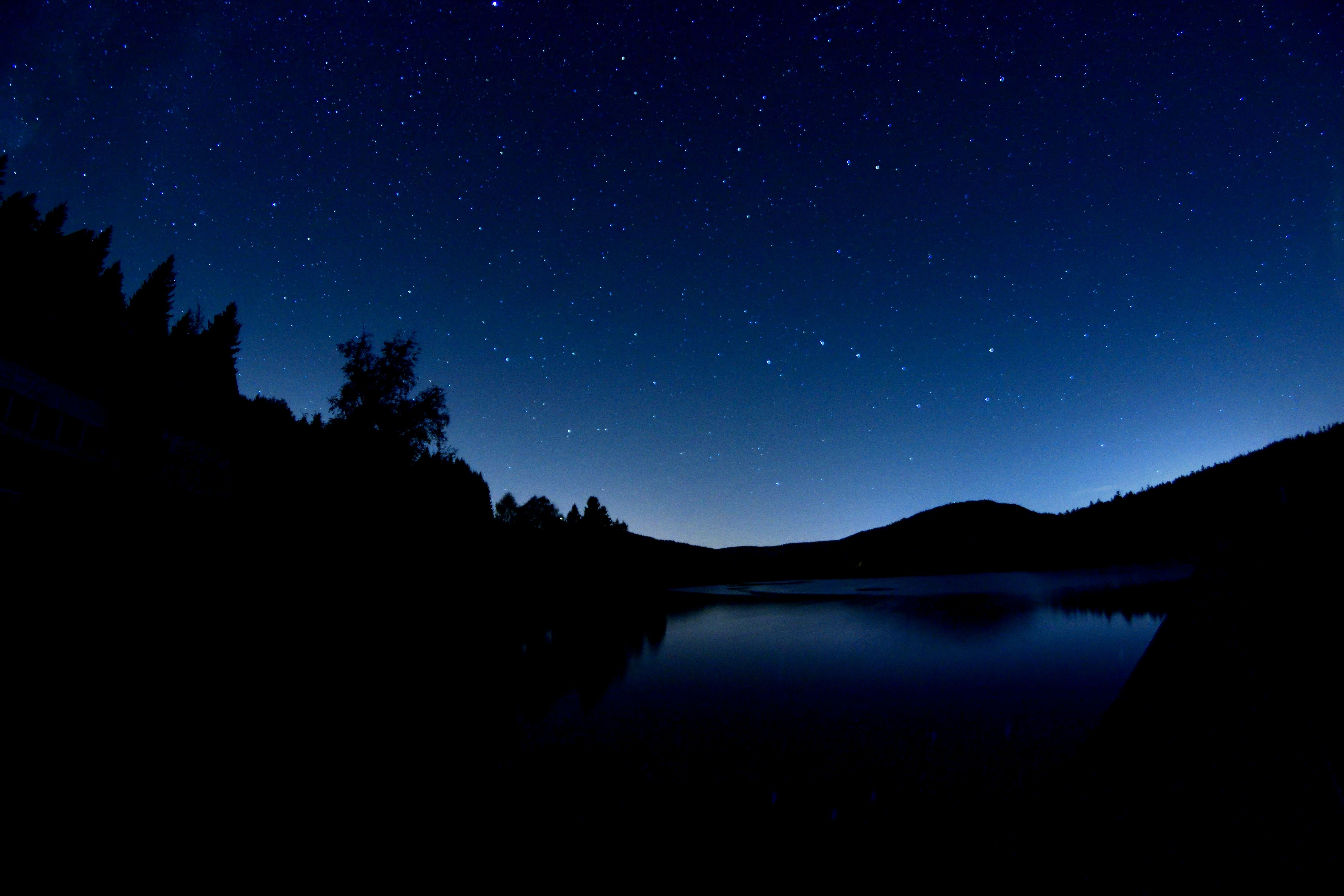 Dark Blue Evening 1366x768 Resolution HD 4k Wallpaper, Image, Background, Photo and Picture