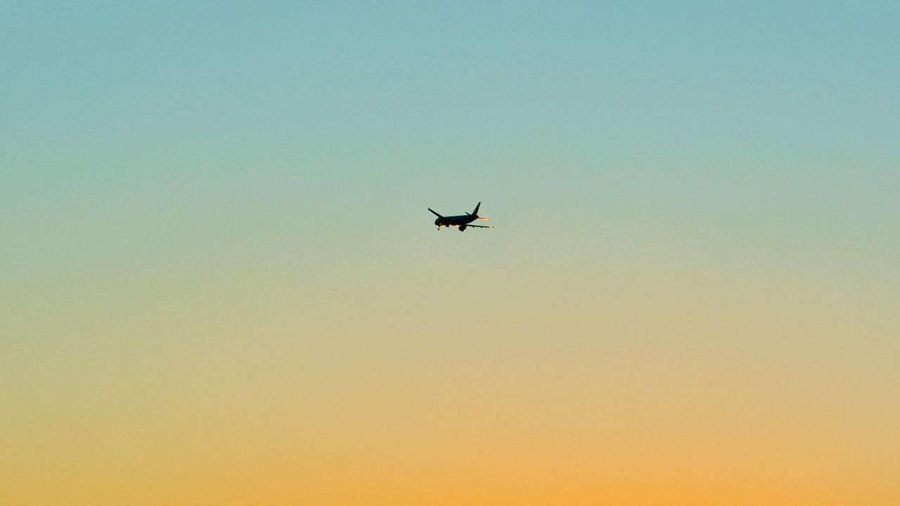 Wallpaper airplane, sky, flight, minimalism. Wallpaper picture, Minimalist wallpaper, Fantastic wallpaper