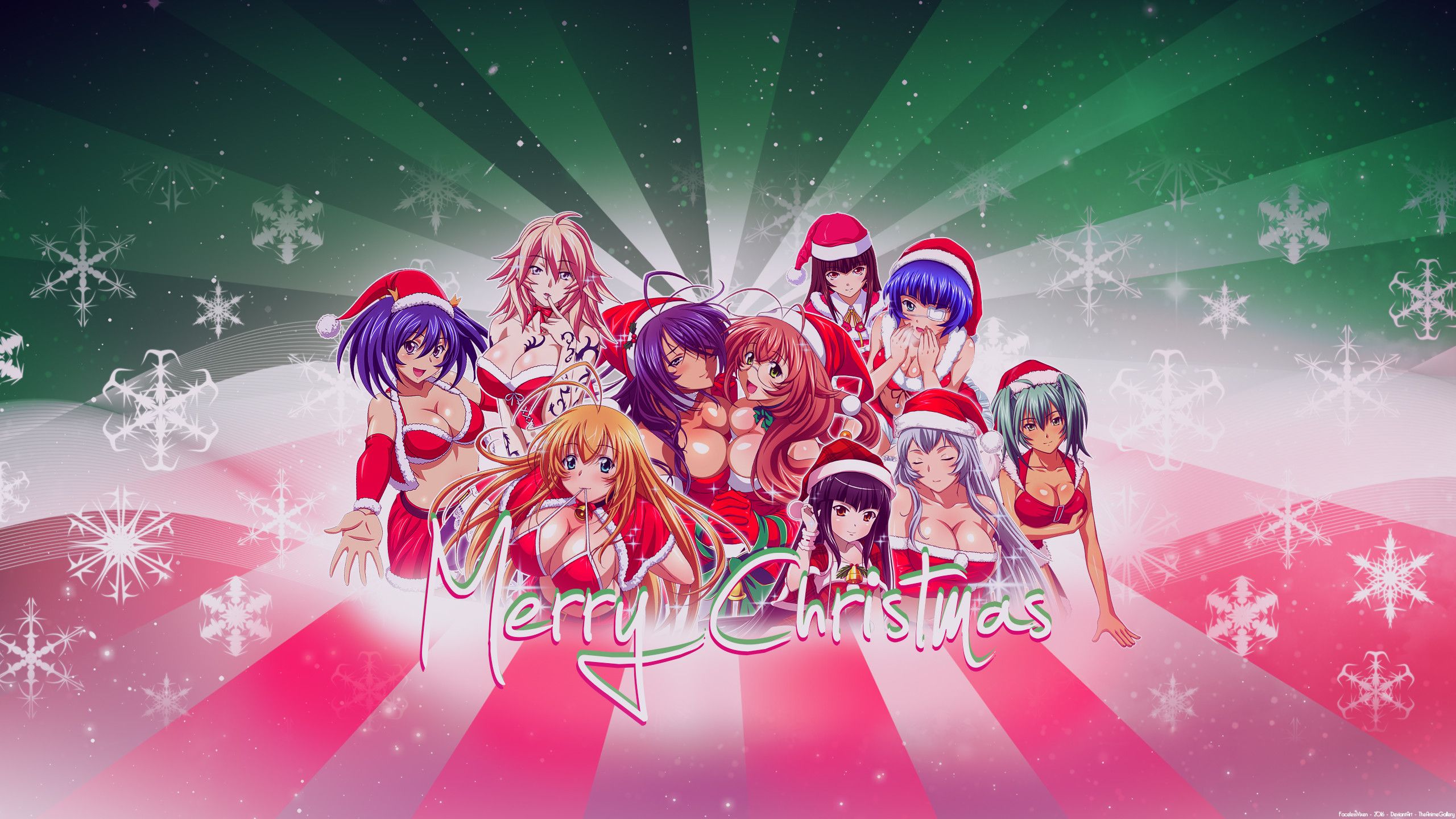 Aesthetic Anime Christmas Wallpaper