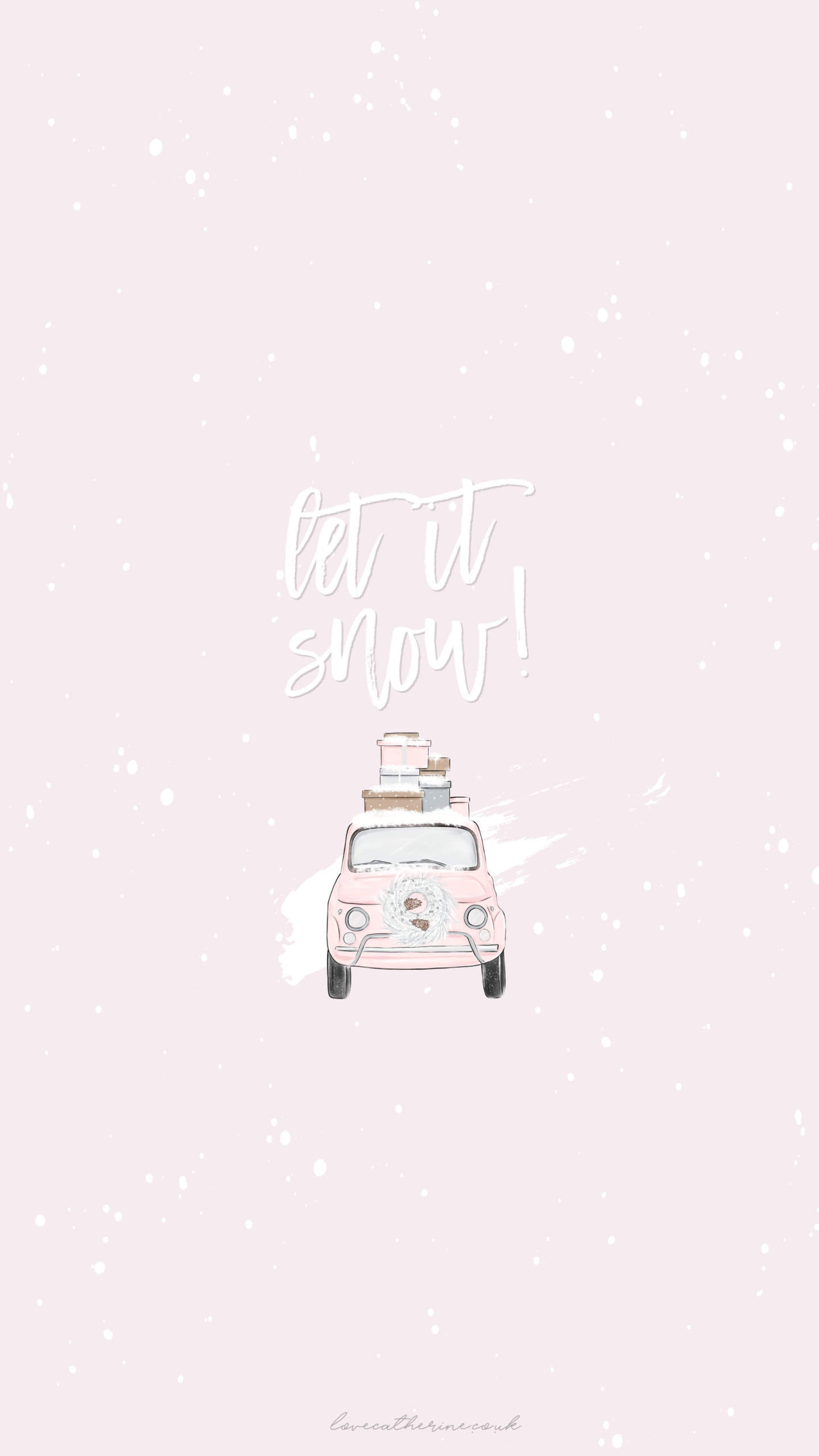 Free Cute & Girly Winter Phone Wallpaper For Christmas Transtar Wallpaper & Background Download