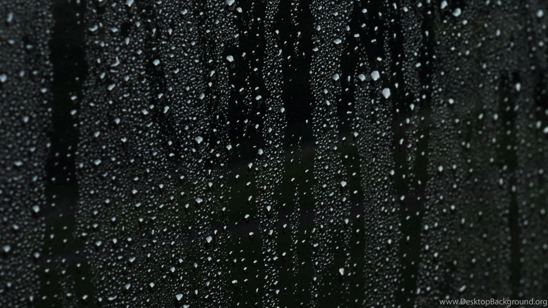 Glass Rain Storm Wallpaper Desktop Background