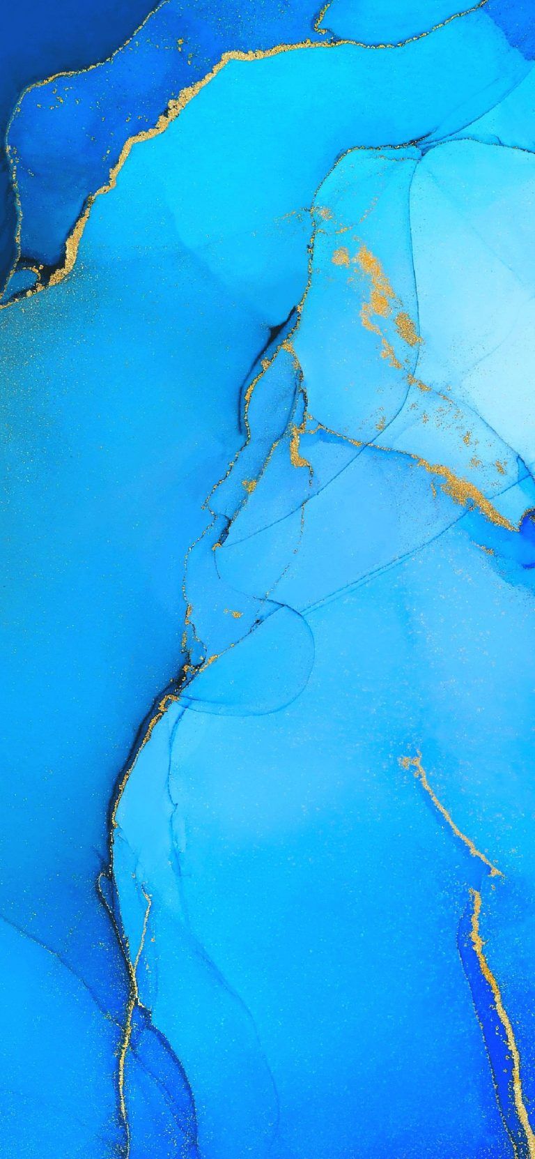 Android Amazing Cute Blue Abstract UHD 4K Wallpaper Download Free