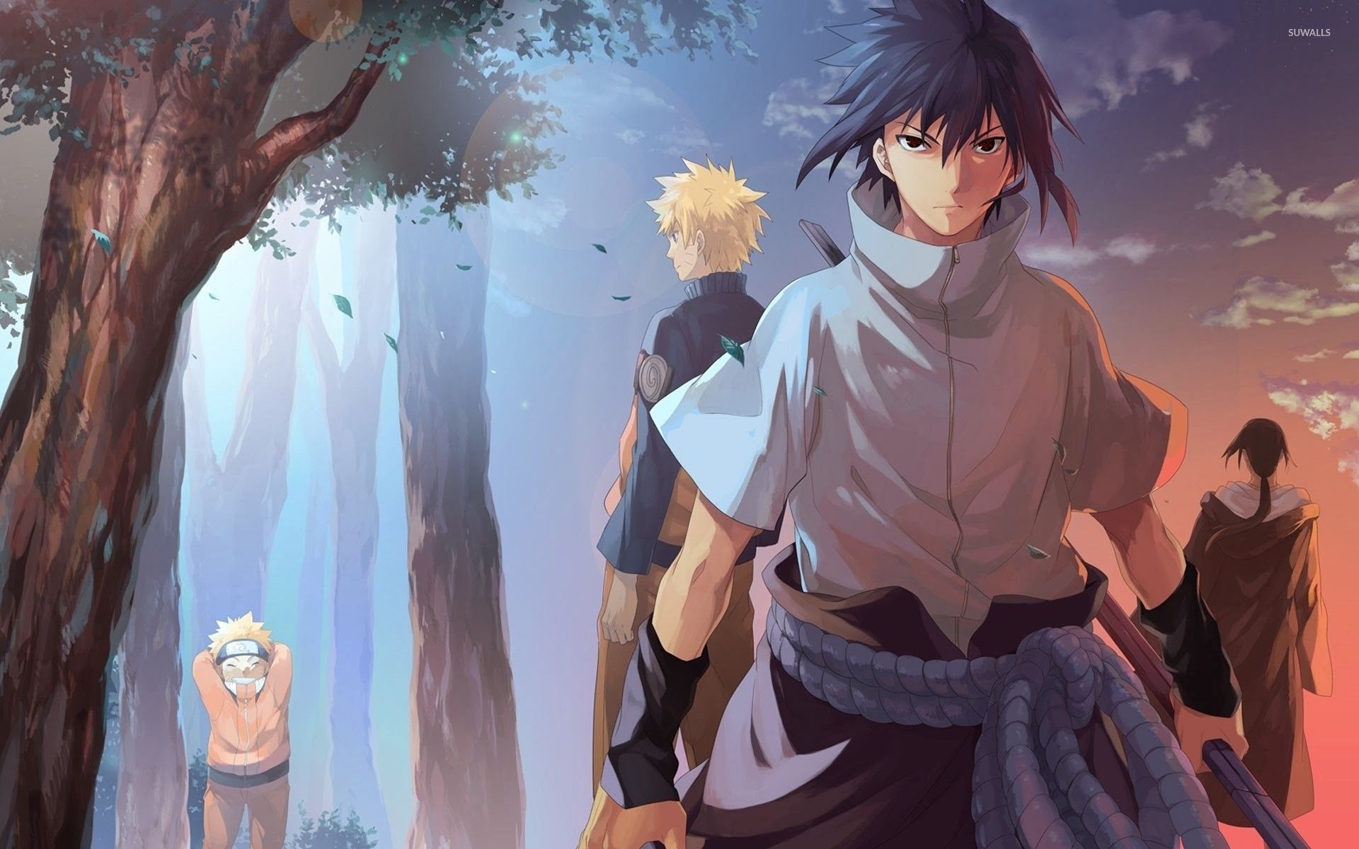 Sasuke Aesthetic Landscape Wallpapers - Wallpaper Cave