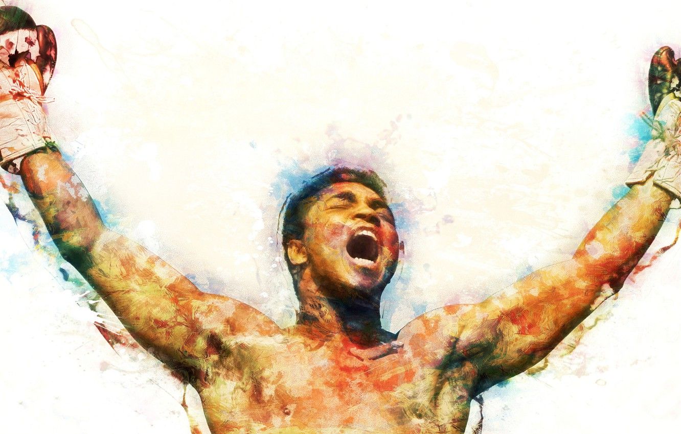 Wallpaper gloves, boxer, Mohammed Ali, Mohamed ali image for desktop, section мужчины
