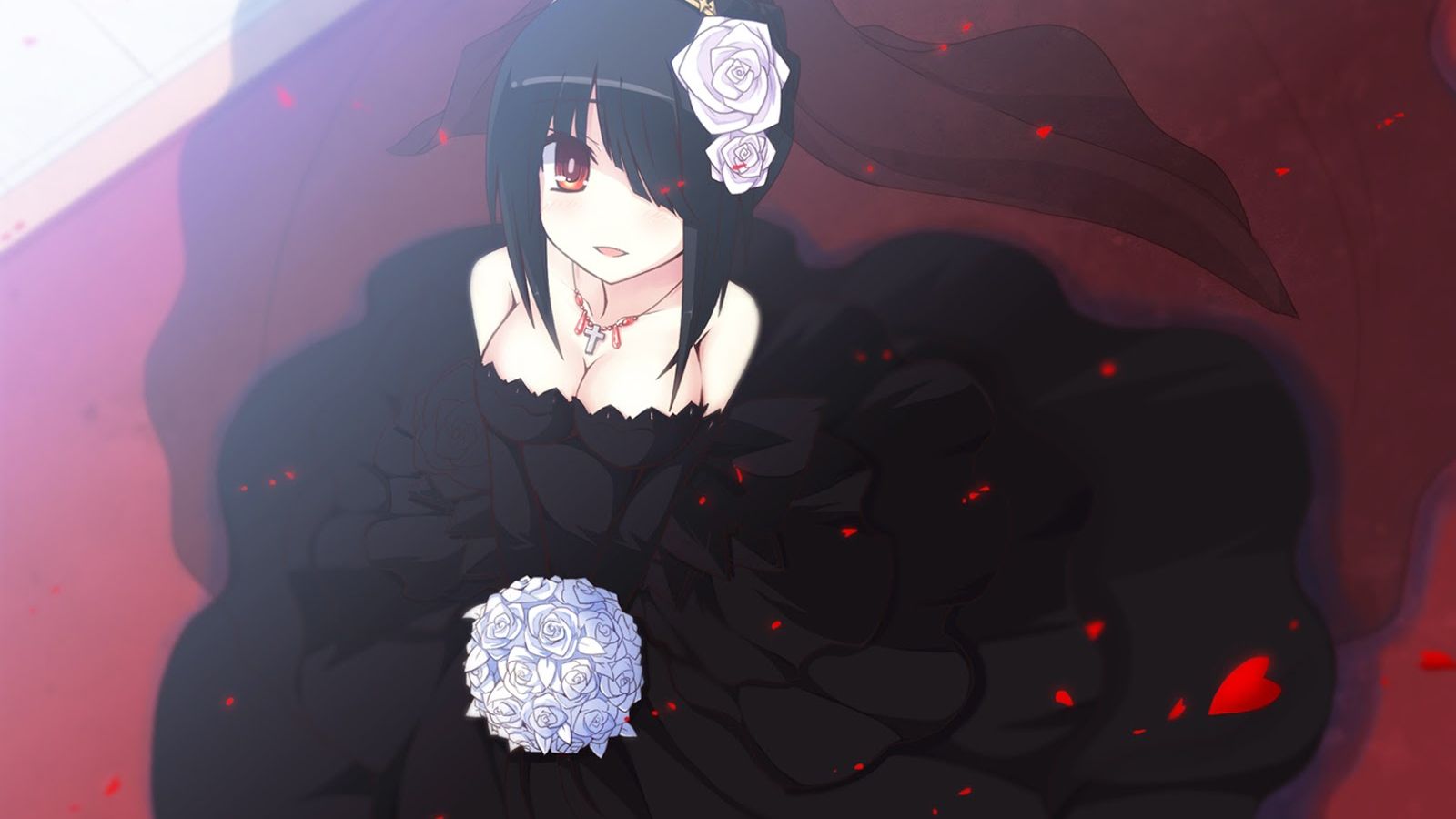 Free download Anime Girl Black Wedding Dress HD Wallpaper Desktop PC Background [1600x1067] for your Desktop, Mobile & Tablet. Explore Black Dress Wallpaper. Major Wallpaper Companies, Wedding Dress Wallpaper