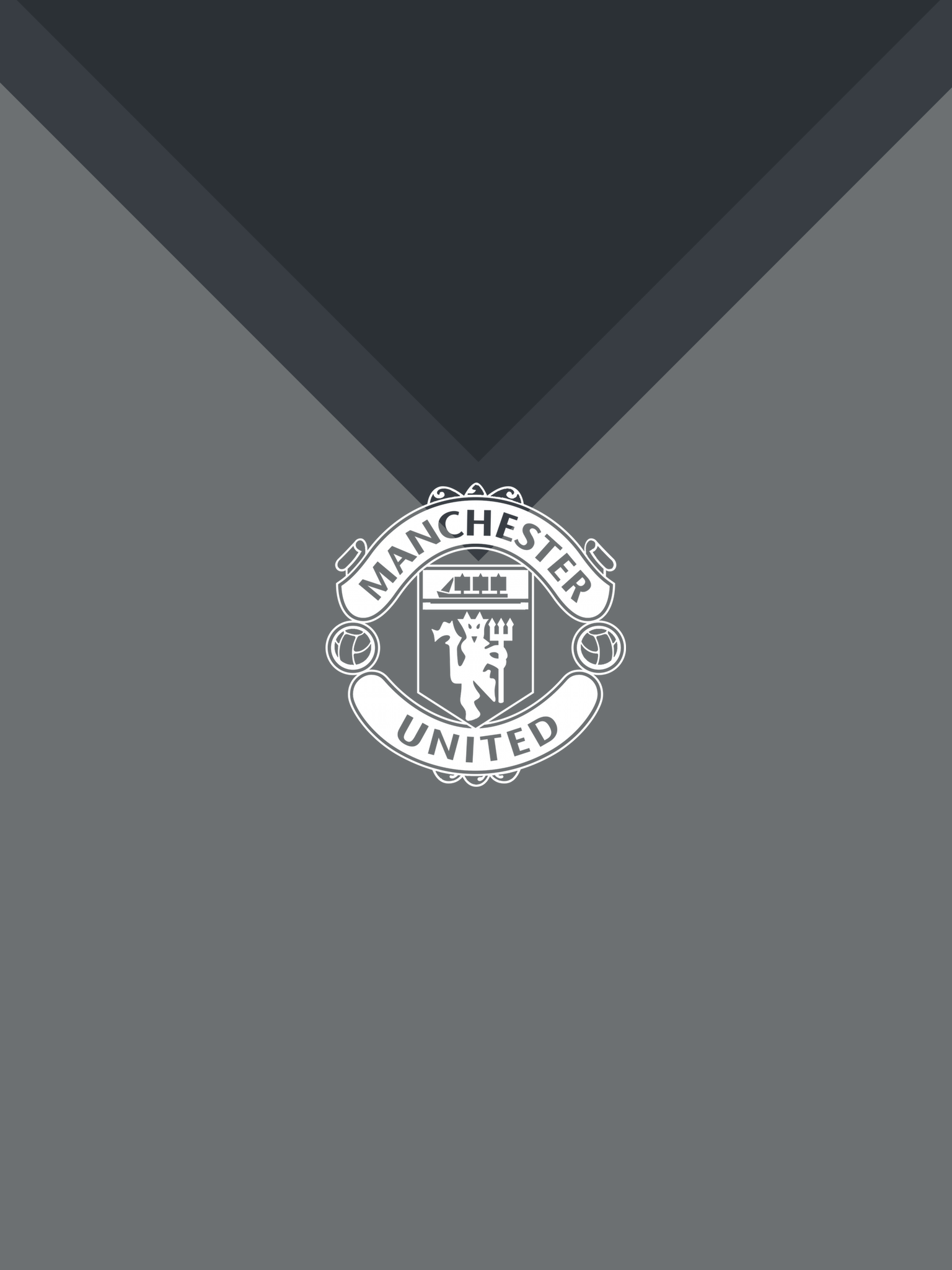 Minimalist MUFC iPhone wallpaper