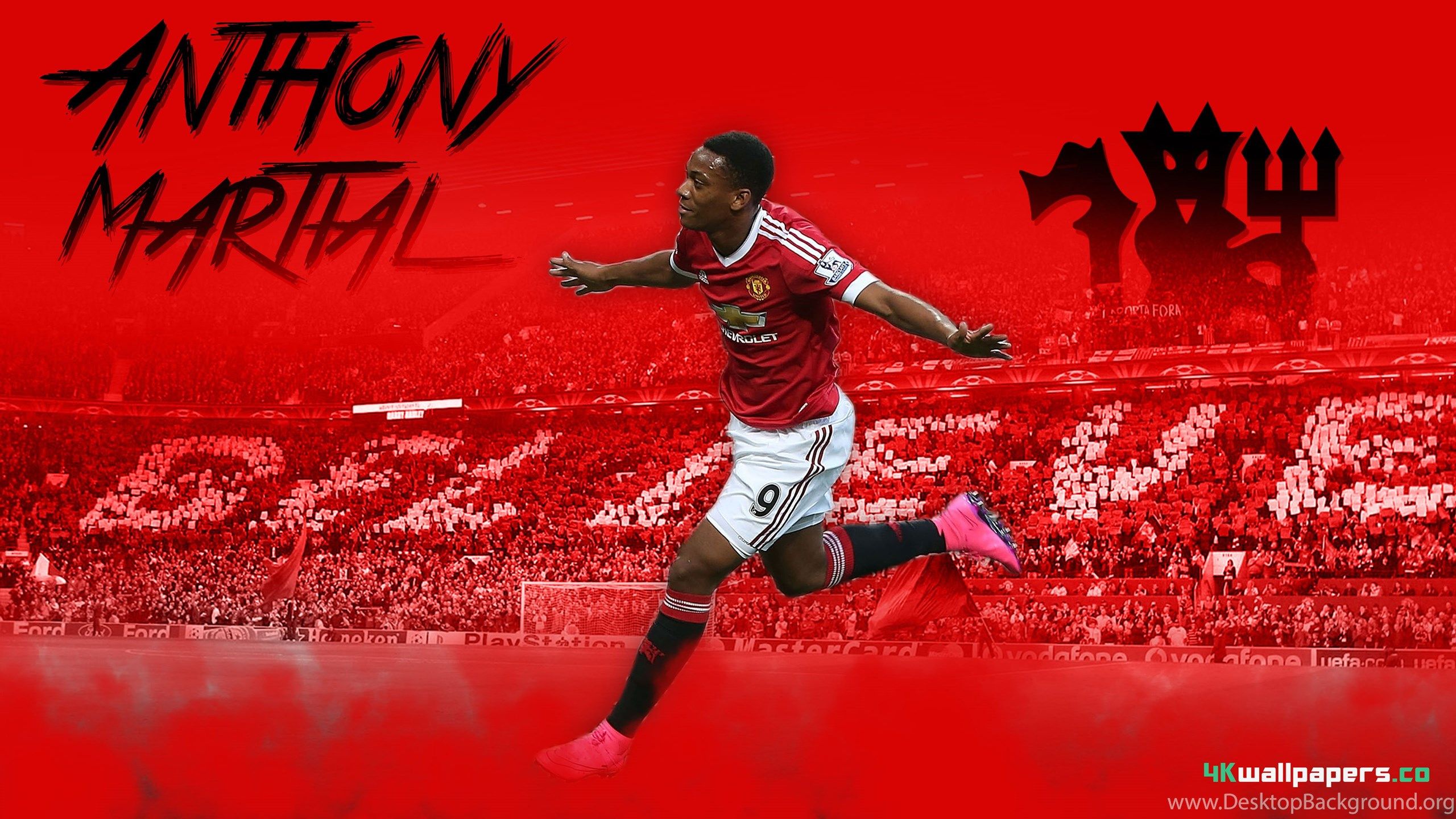 Anthony Martial 2015 Manchester United 4K Wallpaper Free Desktop. Desktop Background