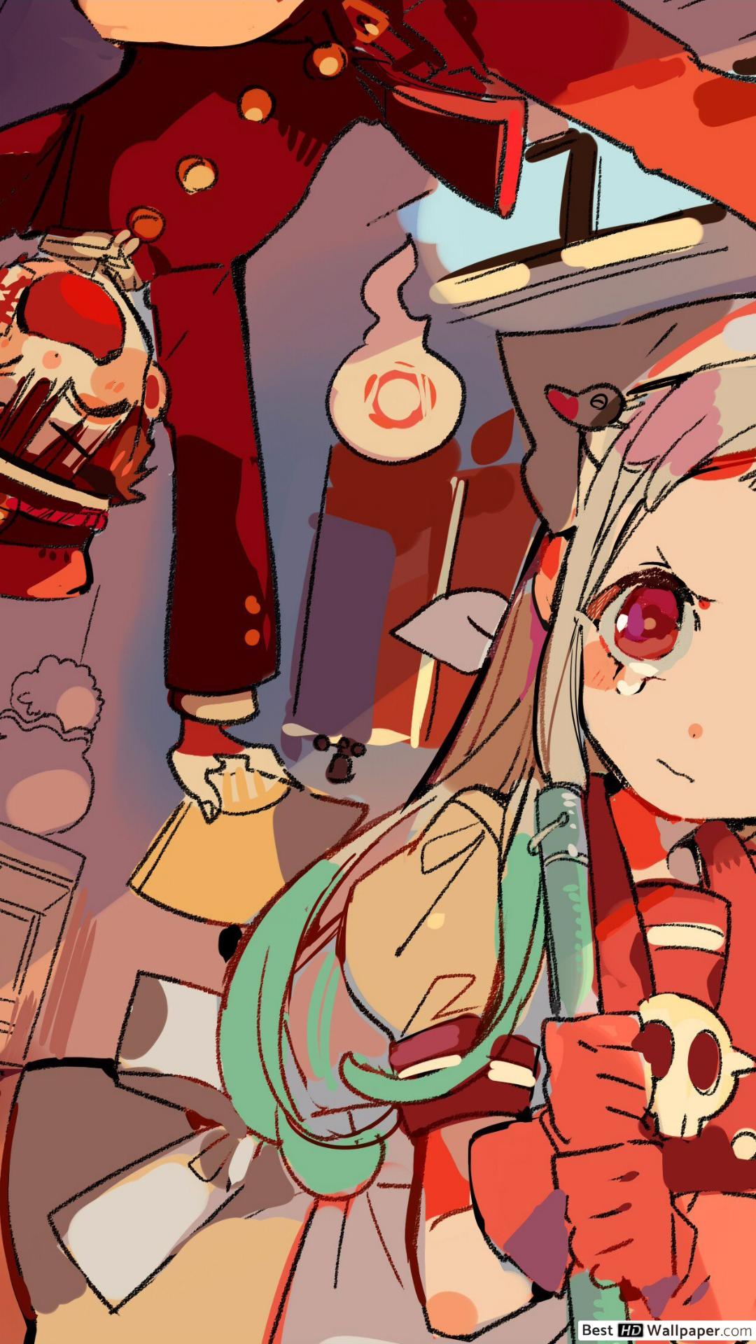 Toilet Bound Hanako Kun! Kun, Nene Yashiro & Kou Minamoto HD Wallpaper Download