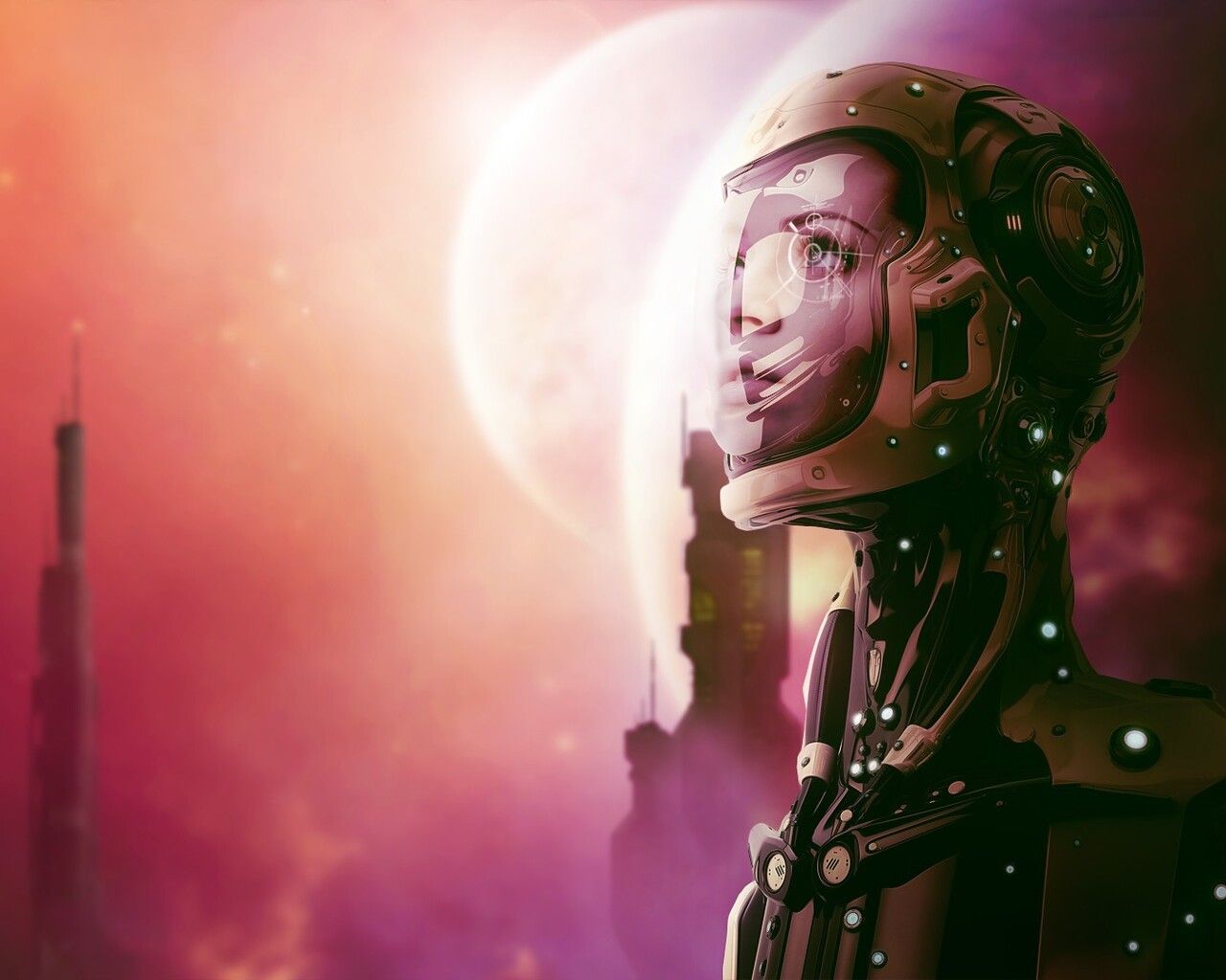 Space Girl 1280x1024 Resolution HD 4k Wallpaper, Image, Background, Photo and Picture