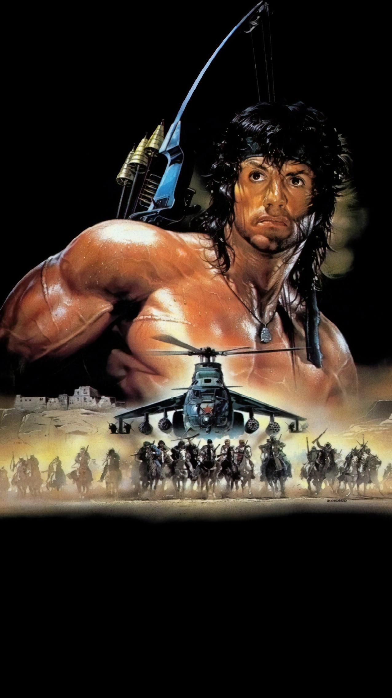 Commando (1985) Phone Wallpaper. Moviemania. Action movie stars, The best films, Sylvester stallone