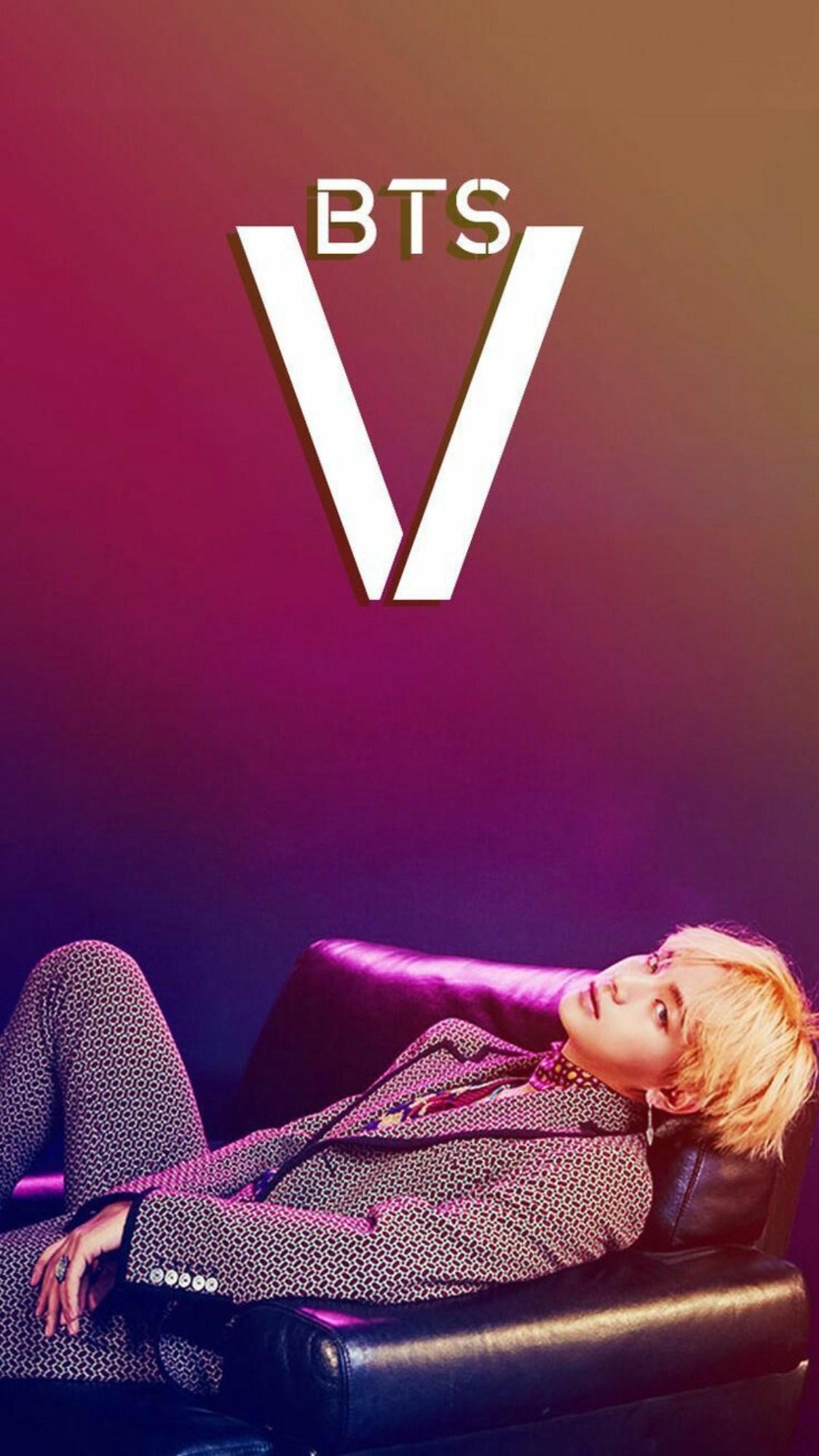 Bts V Purple Aesthetic Wallpaper