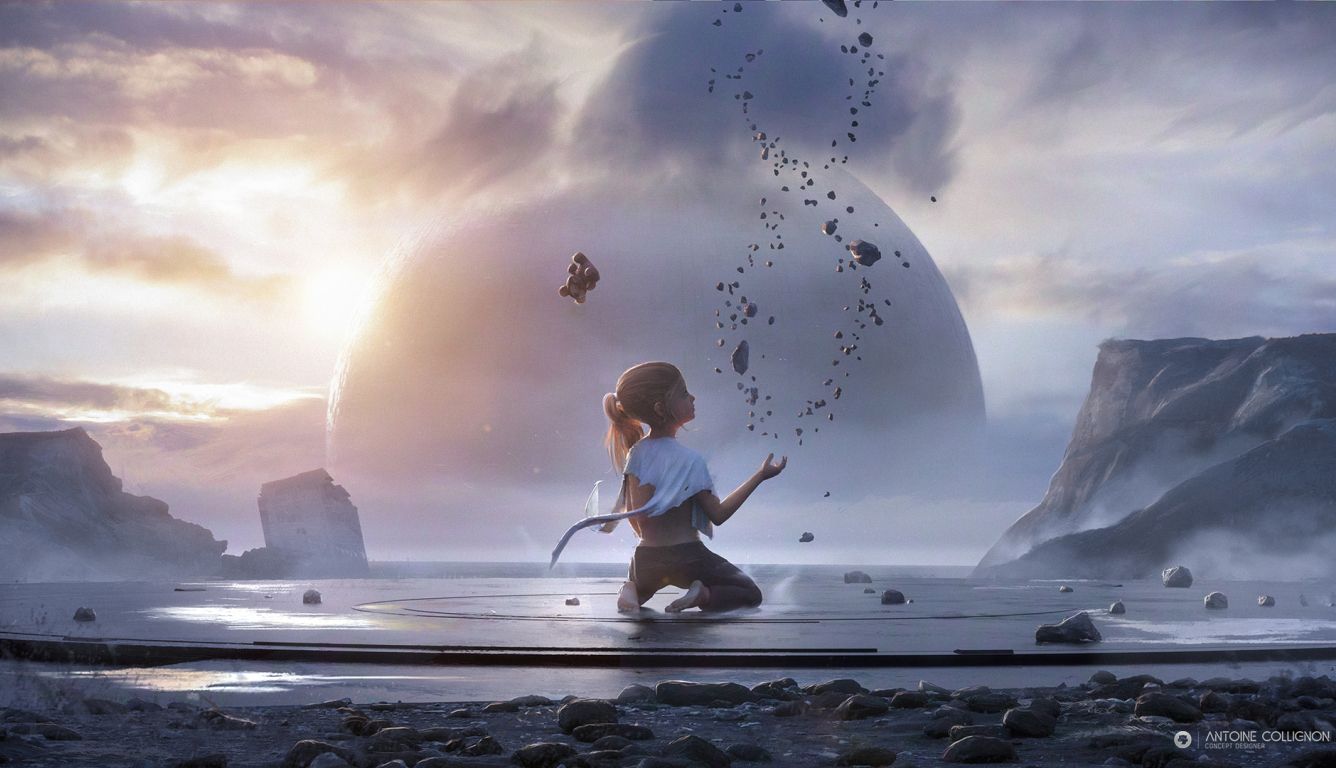 Little Girl Dream Artwork HD Laptop Wallpaper, HD Girls 4K Wallpaper, Image, Photo and Background