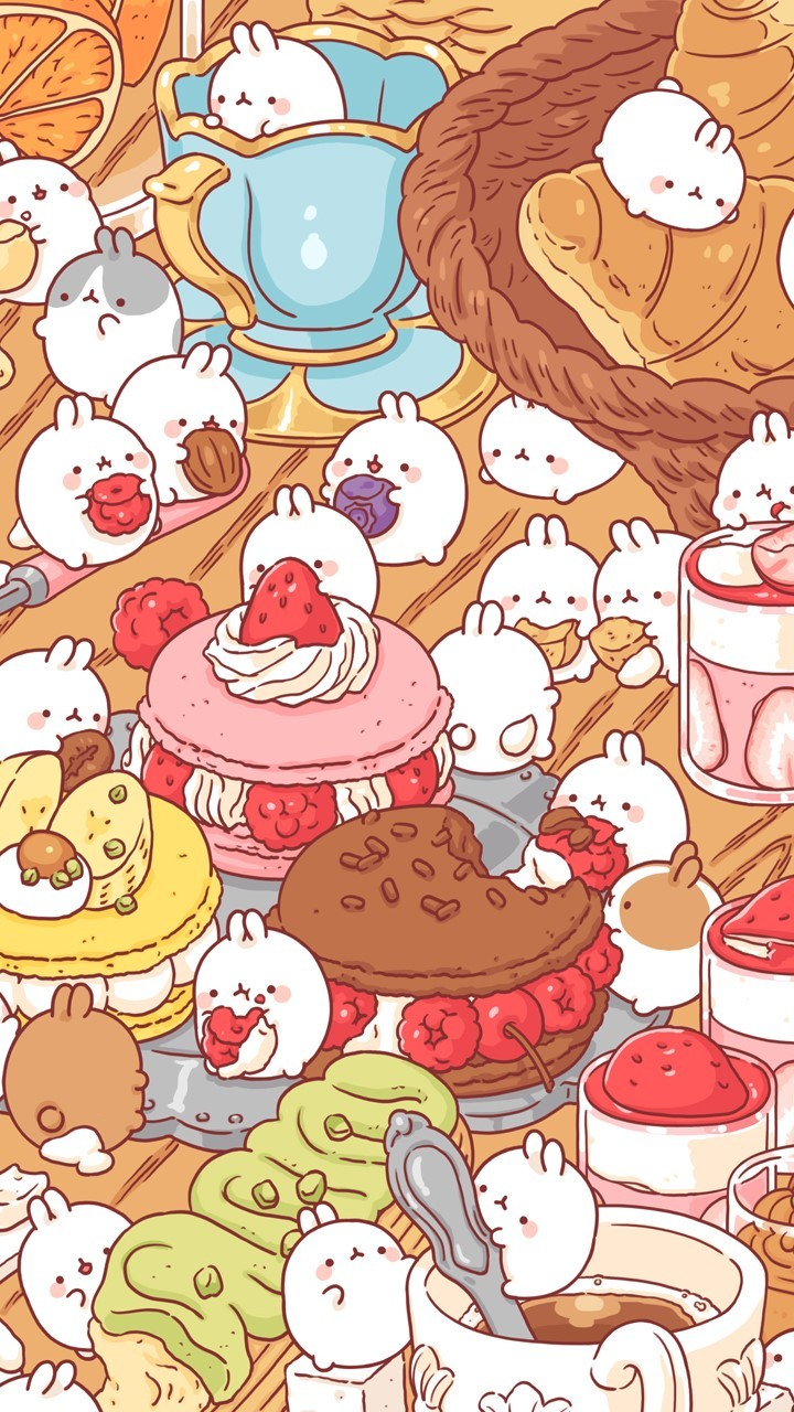 Cartoon Pizza Picture. Kawaii wallpaper, Molang wallpaper, Cute cartoon wallpaper