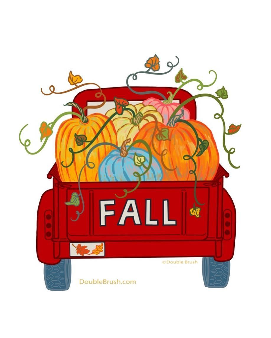 Pumpkin Shirt, Women's Graphic Tee, Cute Fall Shirts, Pumpkin Truck Shirt, Thanksgiving Shirt, Autumn Fall Graphic Tee, Women's Fall Shirt. Red truck, Vintage truck, Fall wallpaper