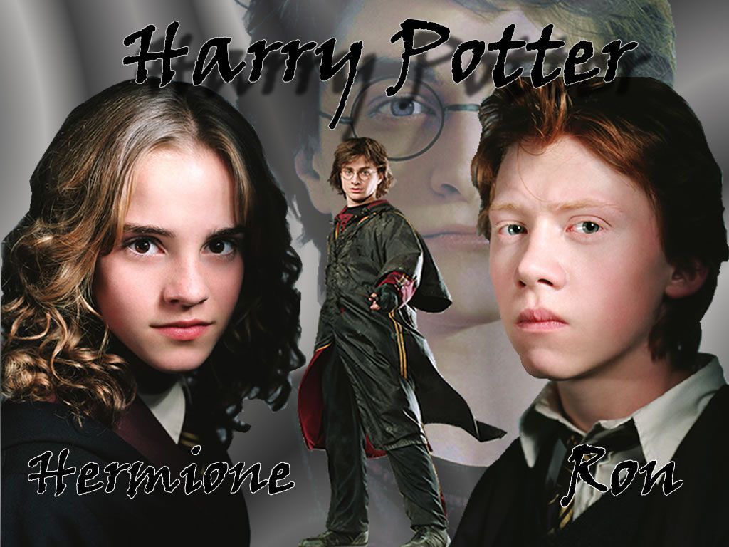 Harry Potter Wallpaper: Harry Potter. Harry potter wallpaper, Ron and hermione, Harry potter
