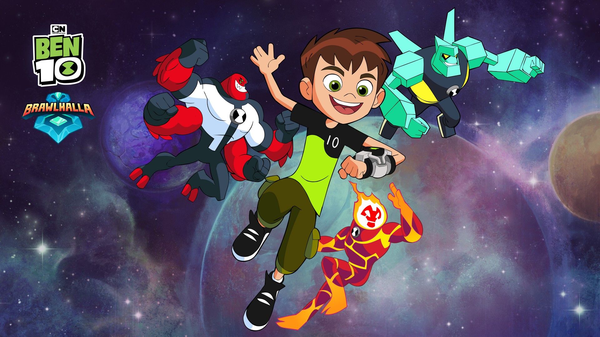 Cartoon Network's Ben 10 Crash Lands into BRAWLHALLA as Epic Crossovers