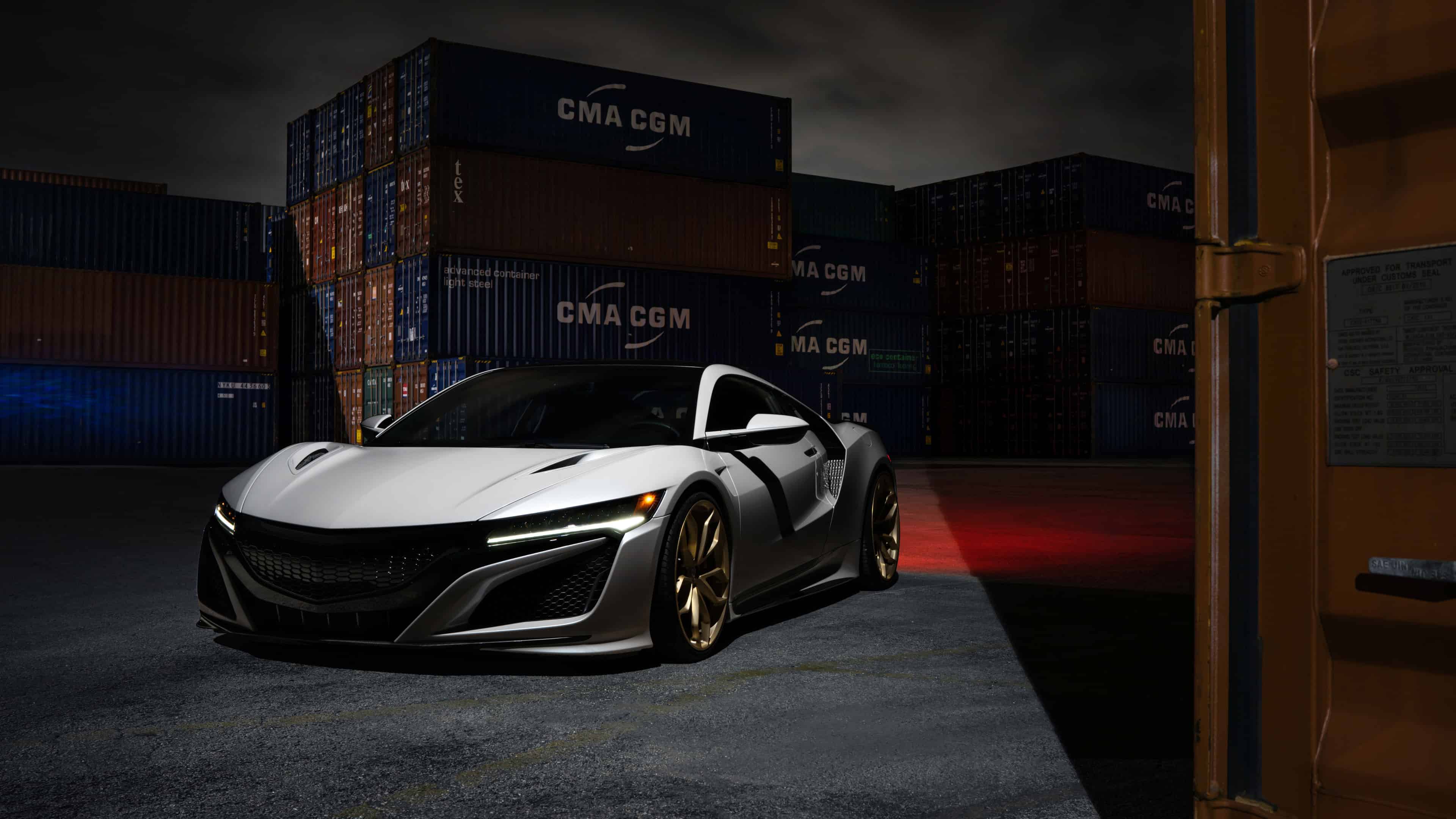 Acura Nsx White Uhd 4k Wallpaper Acura Nsx Hre Wallpaper & Background Download