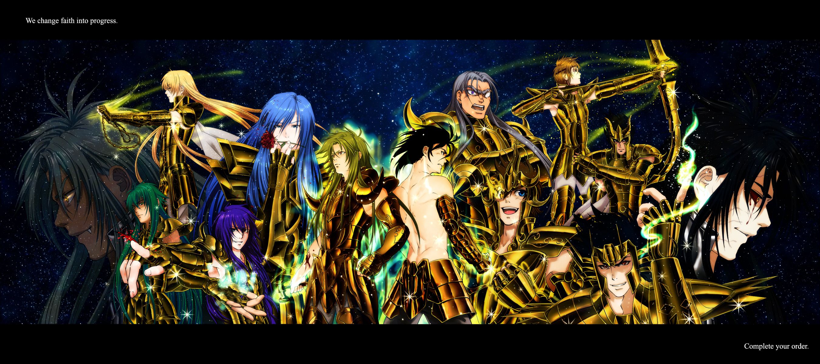 Libra Douko, Aries Shion, Leo Regulus, Pisces Albafica, Cancer Manigoldo, And 9 More (saint Seiya And 1 More) Drawn By Ru Ru Tia