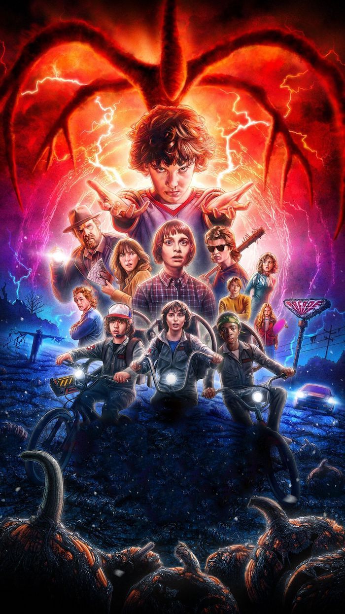 for a Stranger Things wallpaper to honor your favorite show. Stranger things tumblr, Stranger things personagens, Pôsteres de filmes
