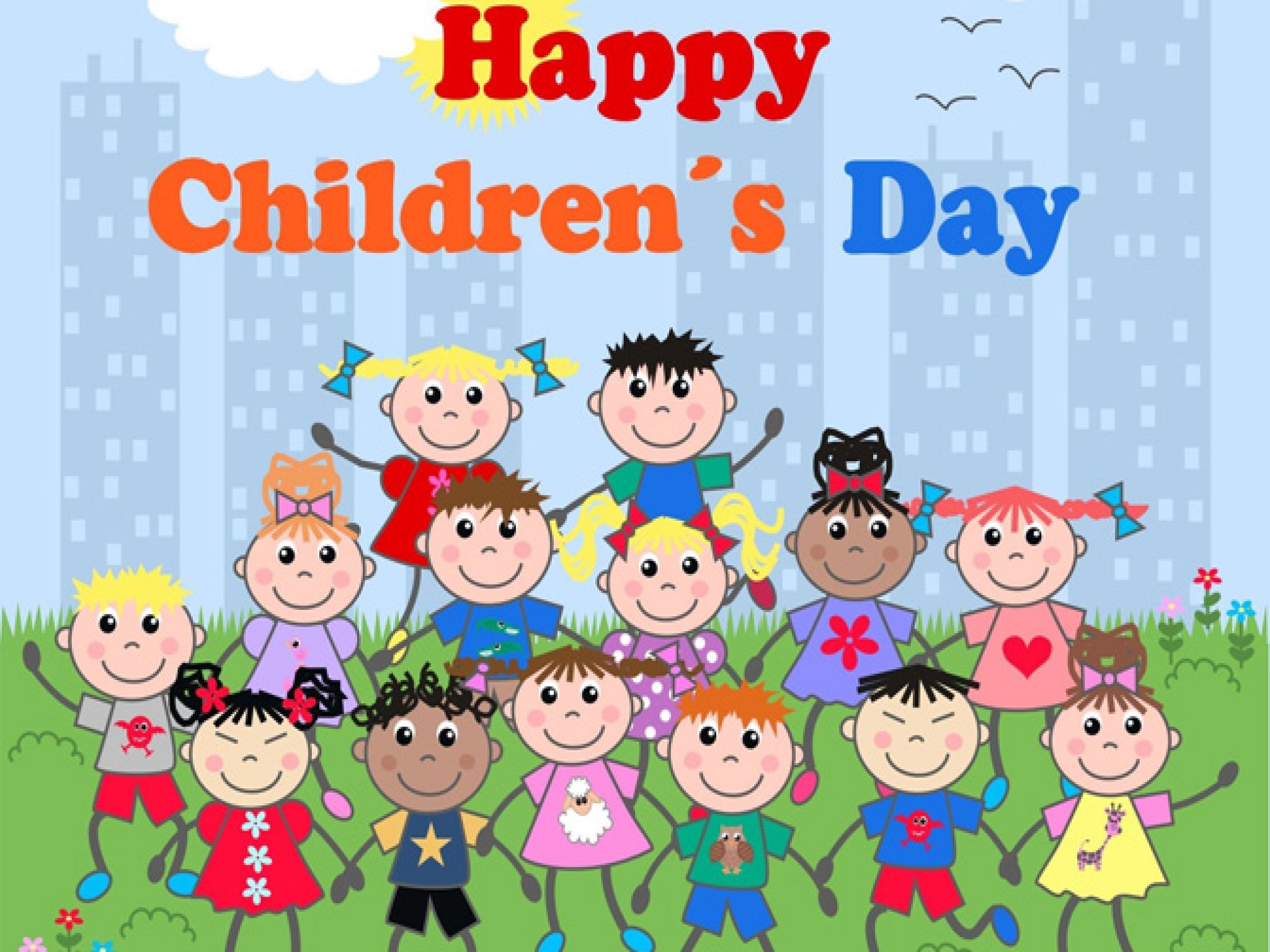 Happy Children's Day! New ecard for free! The best greeting card for You