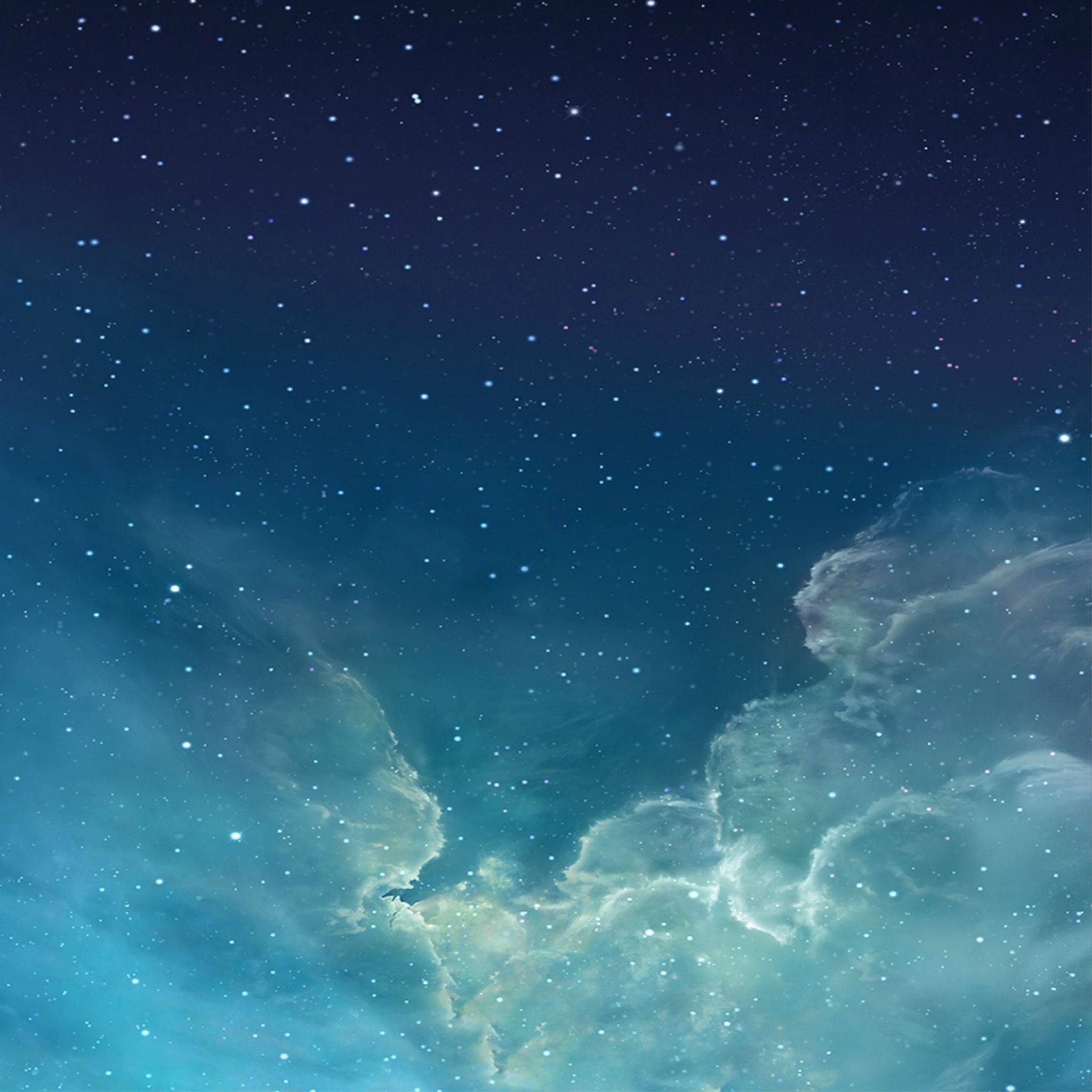 Download Wallpaper 2048x2048 Sky, Stars, Clouds, Abstract New iPad Air, iPad mini Retina HD Background. Облака, Обои, Звезда