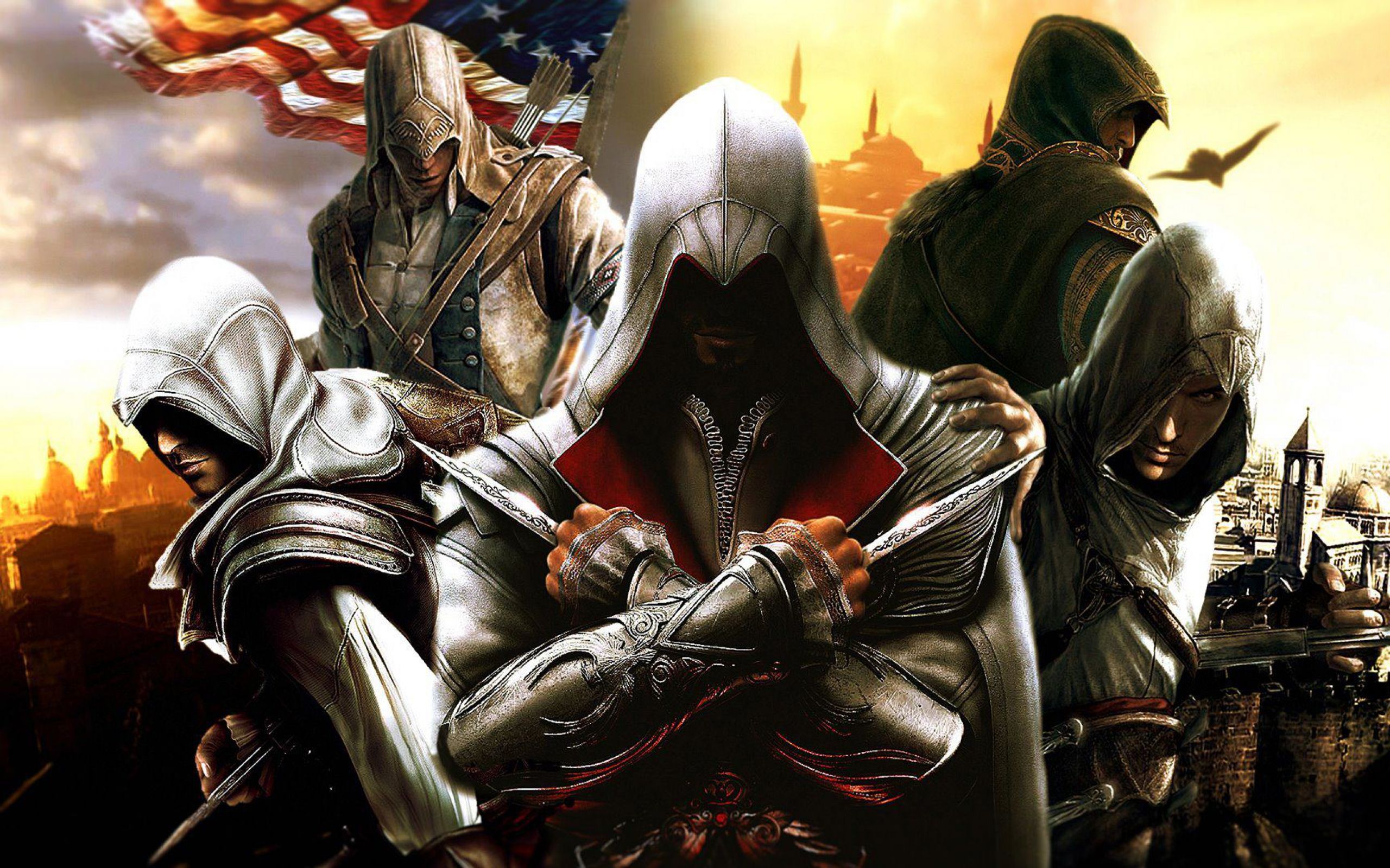 Free Assassin's Creed III desktop wallpaper 25601600