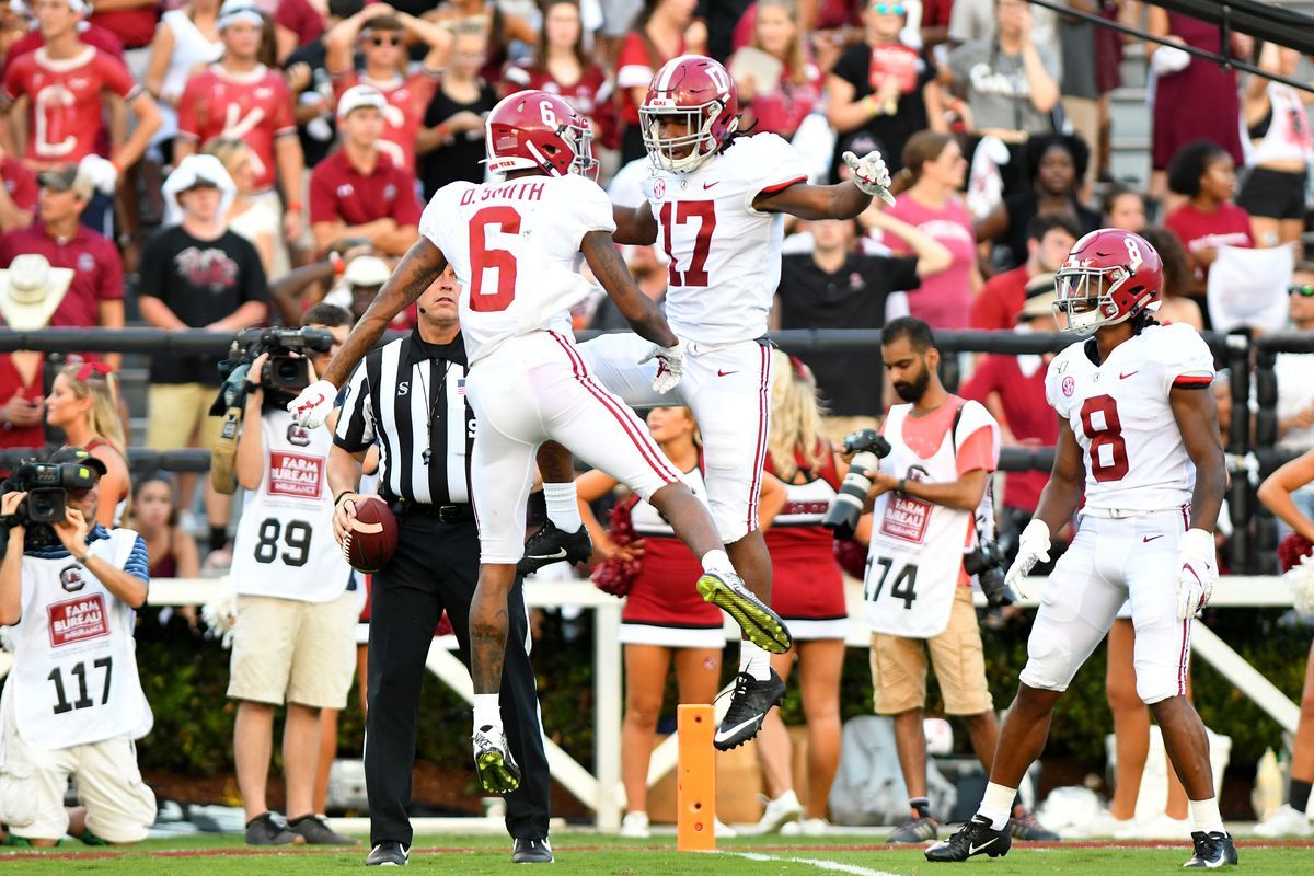 DeVonta Smith and Jaylen Waddle Primed To Break Alabama Records in 2020 'Bama Roll