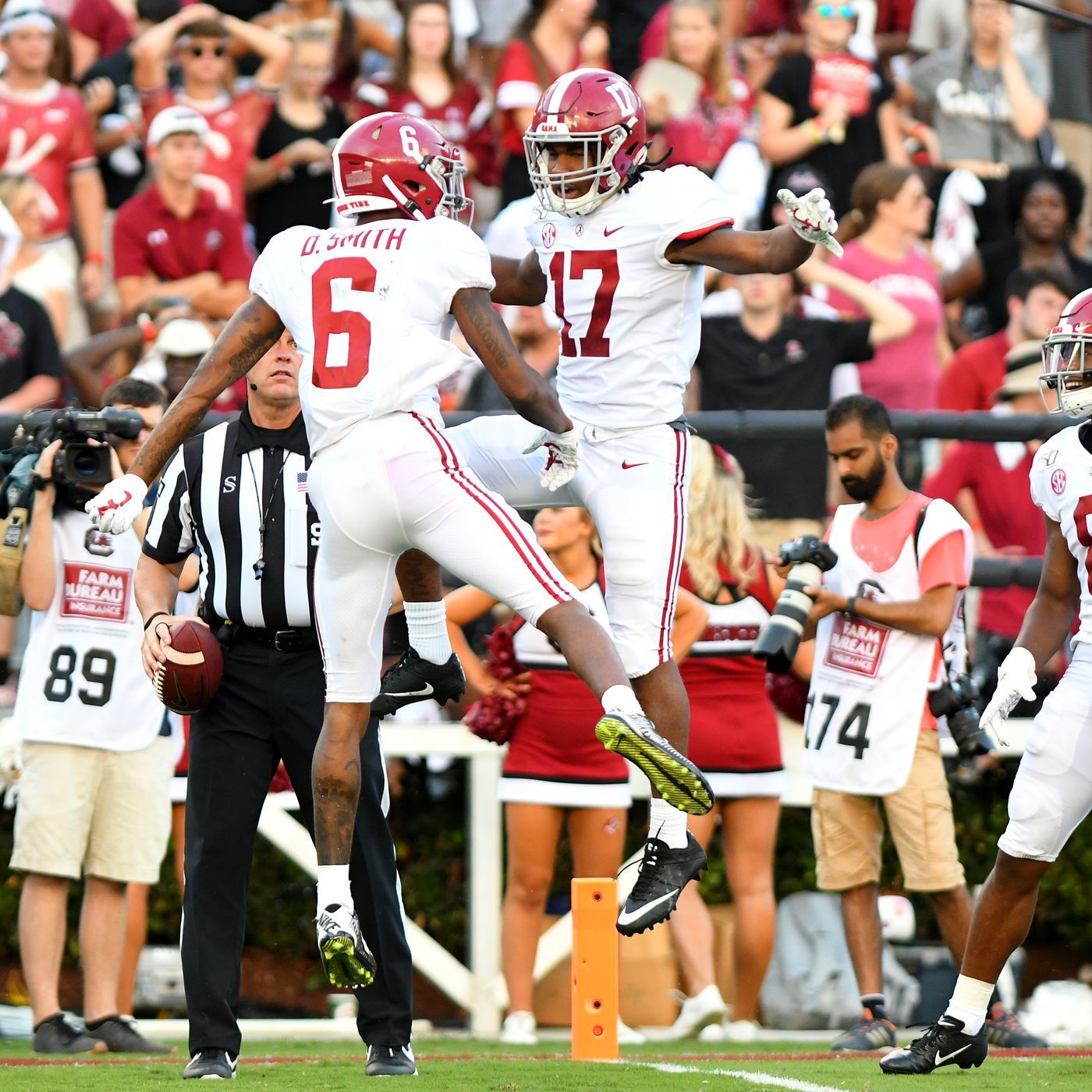 DeVonta Smith and Jaylen Waddle Primed To Break Alabama Records in 2020 'Bama Roll