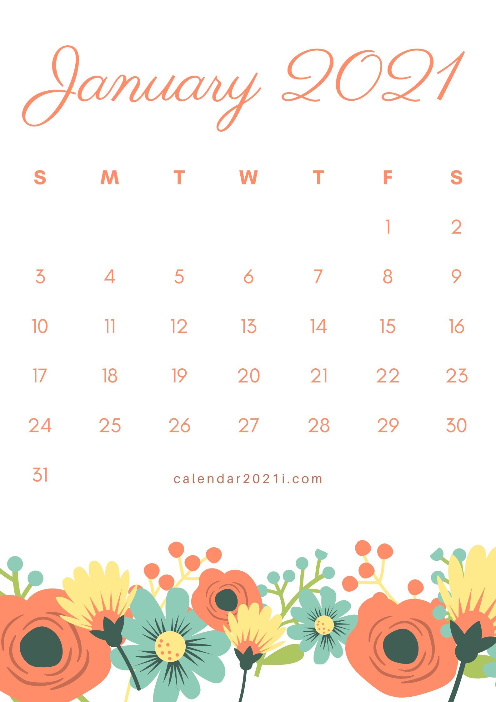January 2021 Calendar Wallpaper Hd Image ID 6