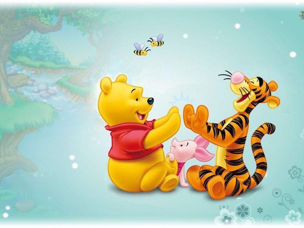 Winnie the Pooh and Tigger Wallpaper. Winnie the Pooh Wallpaper, Winnie the Pooh and Tigger Wallpaper and The Many Adventures of Winnie the Pooh Wallpaper