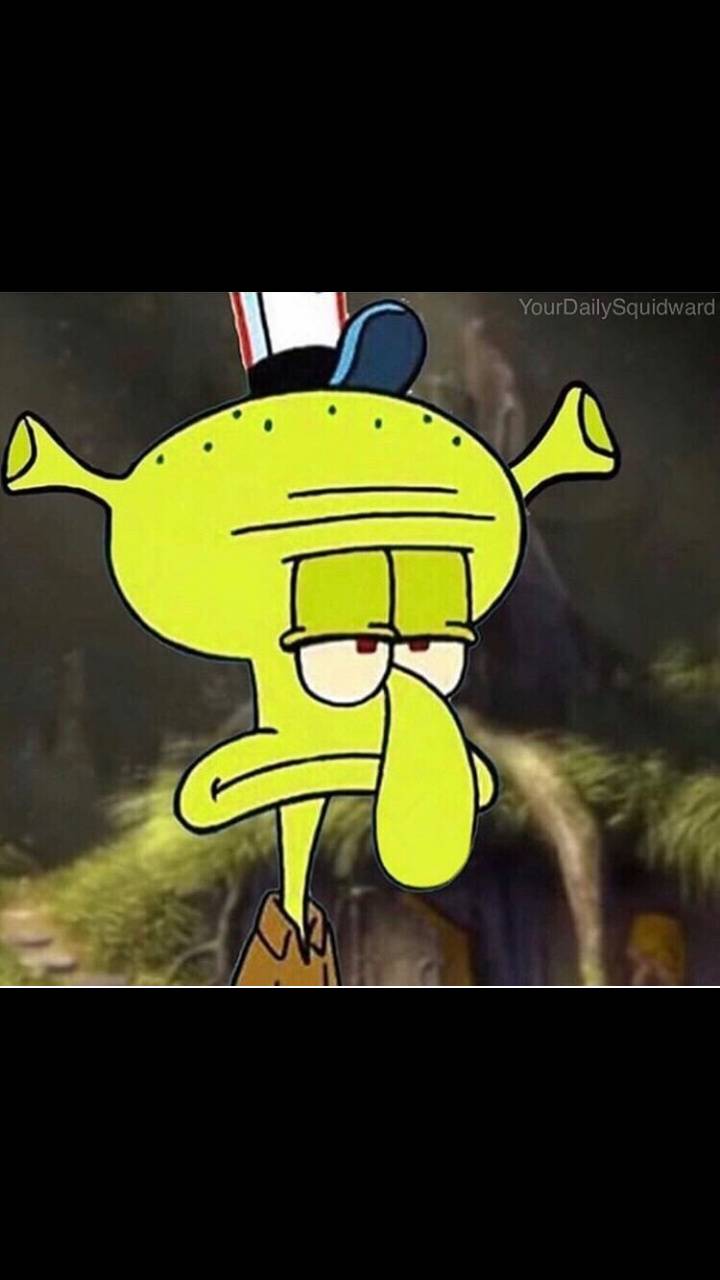 Squidward HOTTER wallpaper