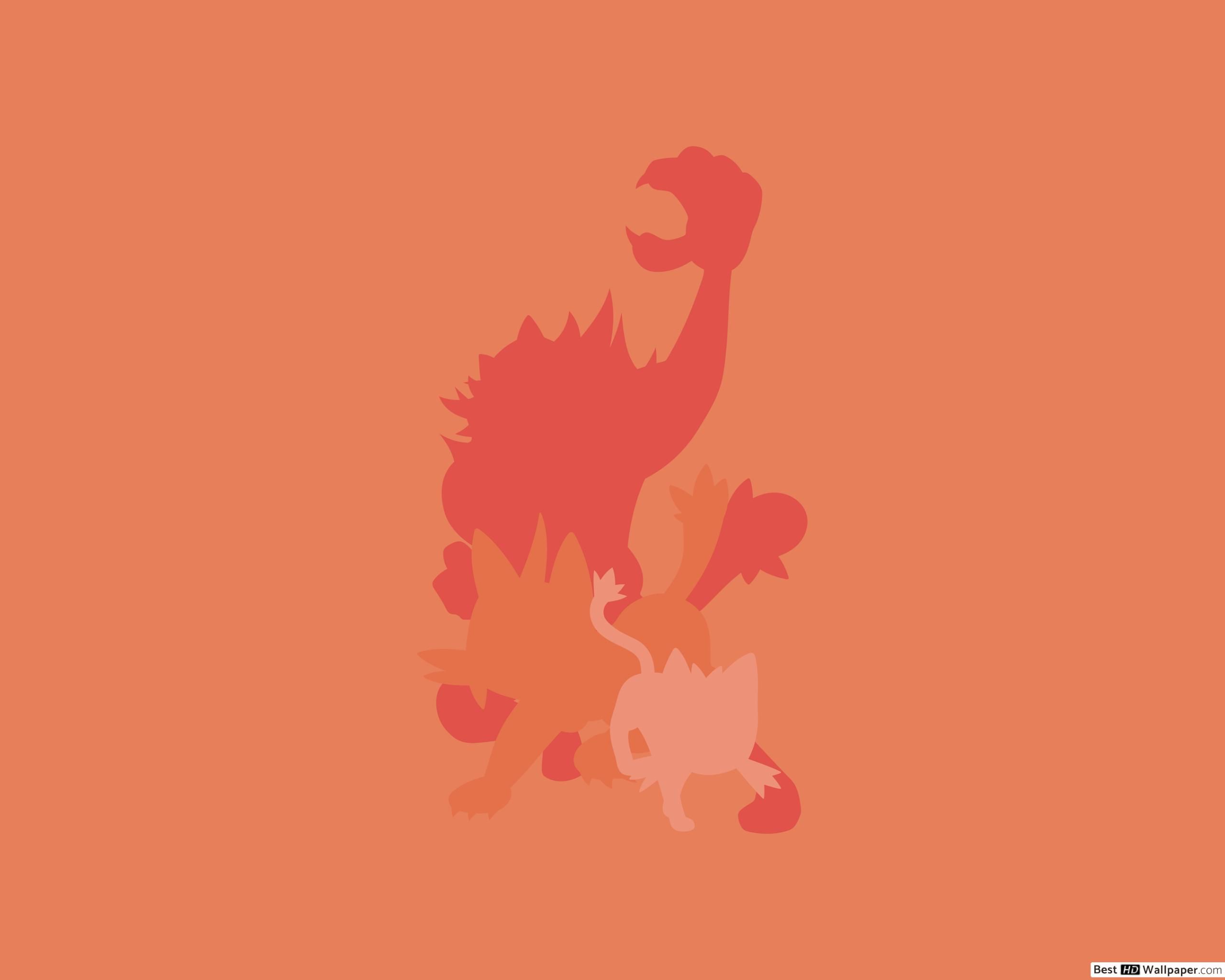 Incineroar, Litten and Torracat of Pokemon HD wallpaper download