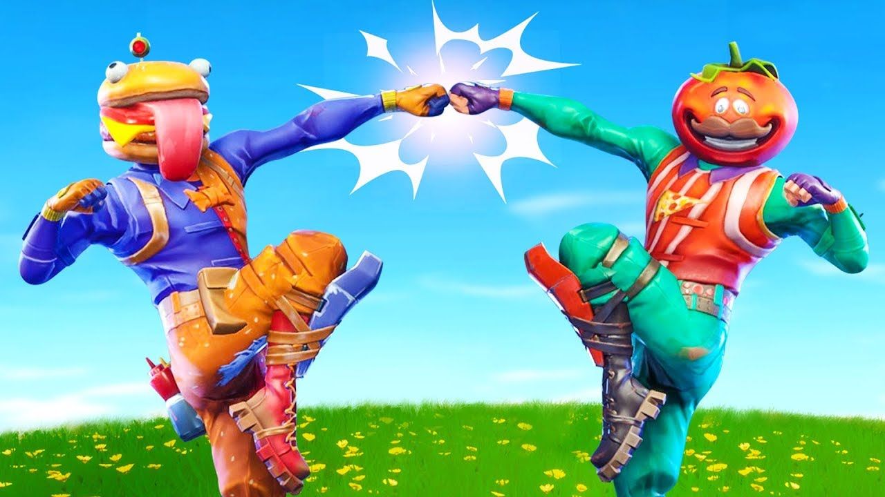 The ADVENTURES of TOMATO MAN and BURGER BOY In Fortnite!