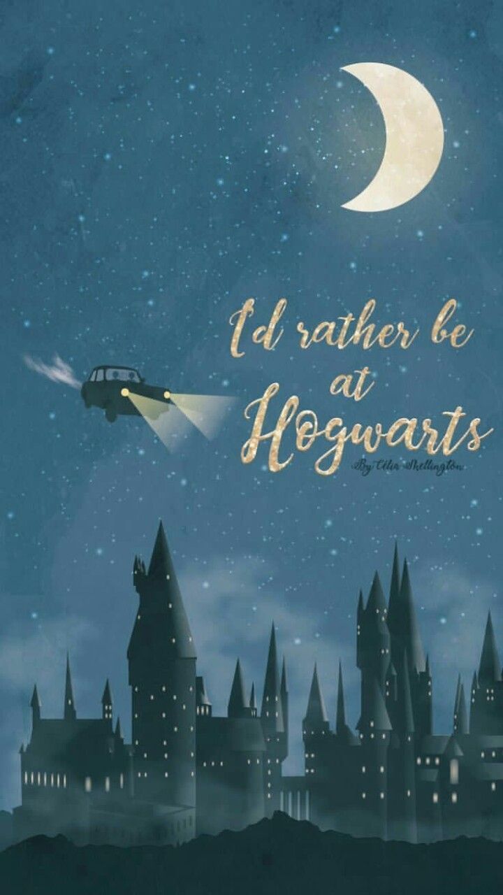 I'd rather be at hogwarts. Harry potter background, Harry potter wallpaper, Harry potter art