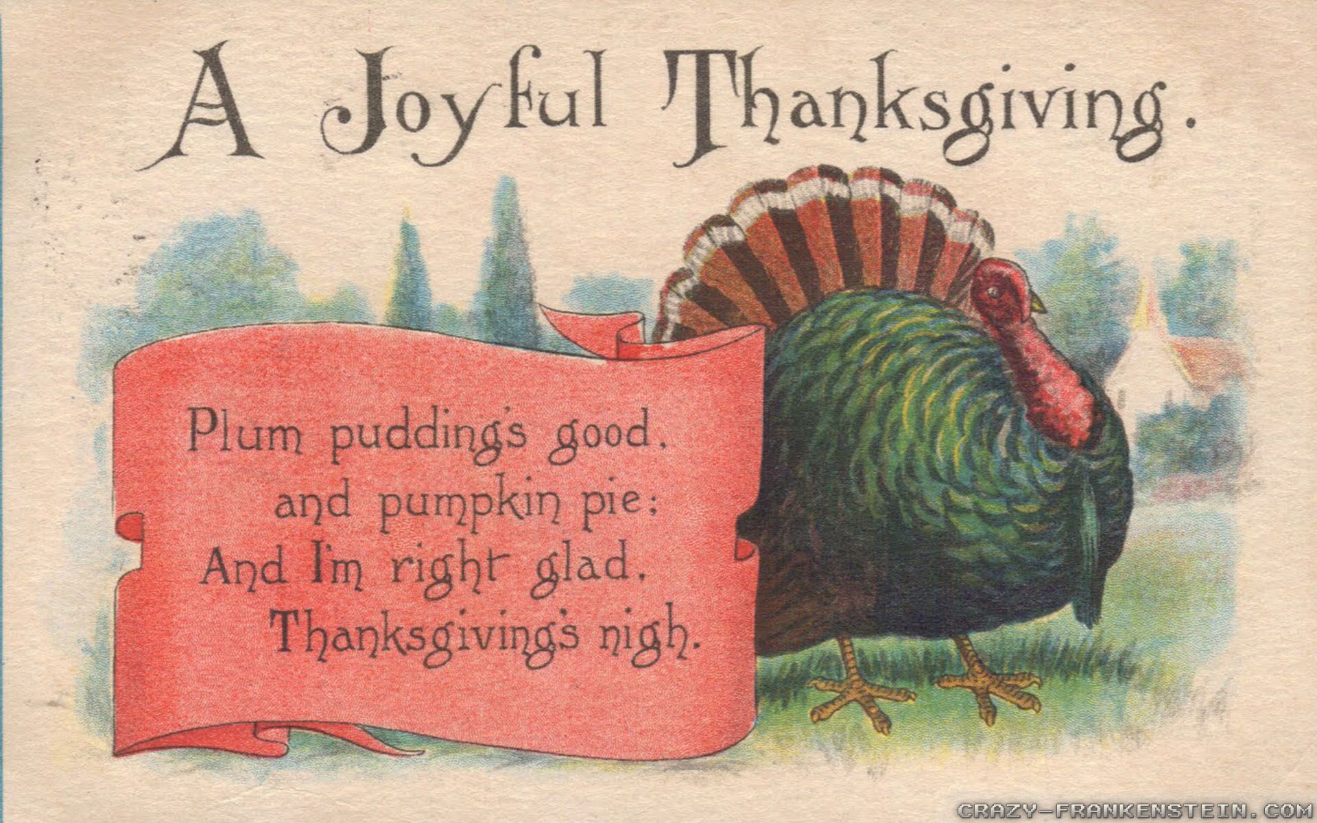 Thanksgiving Day Scene wallpaper 2