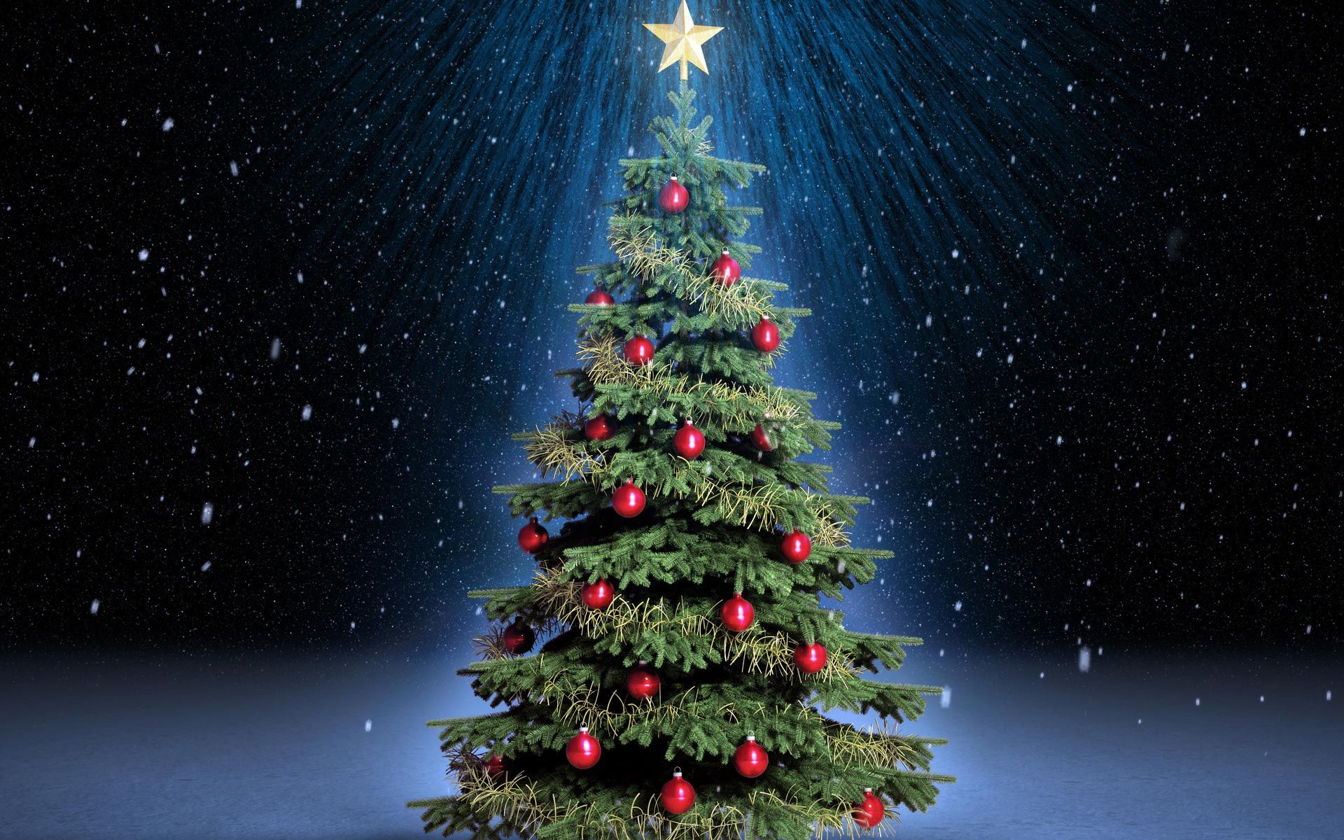 Christmas Tree Background Background for Free PowerPoint