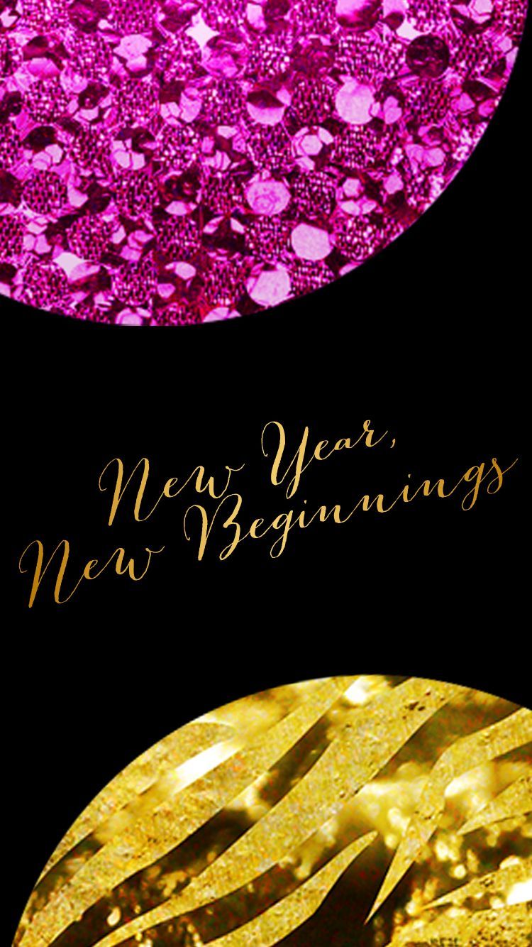 Free New Year, New Beginnings computer and iPhone wallpaper. New year wallpaper, Happy new year wallpaper, Computer wallpaper