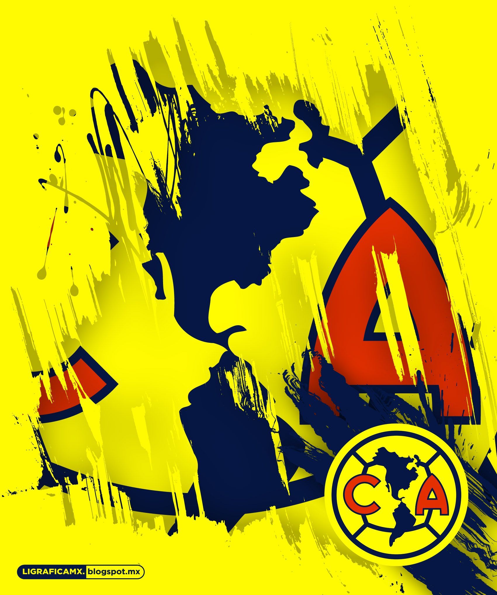 Wallpaper #América #LigraficaMX. Club américa, Imagenes del equipo america, América equipo