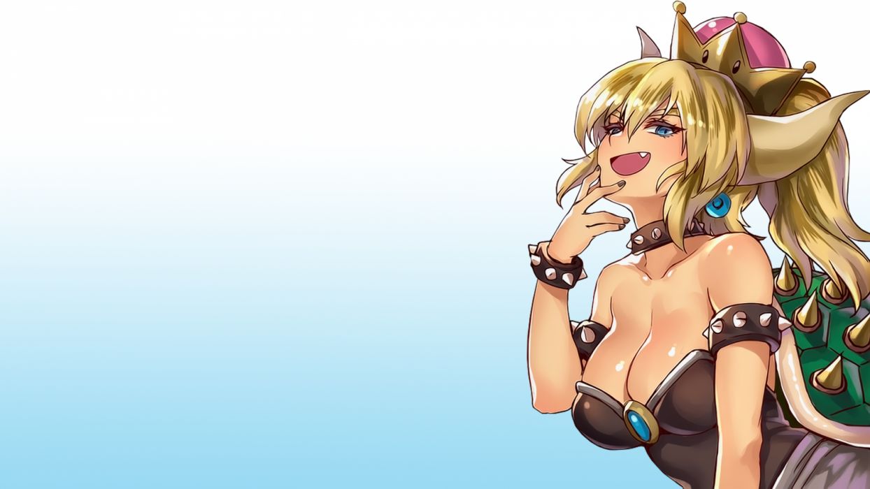 Bowsette anime manga women wallpaperx900