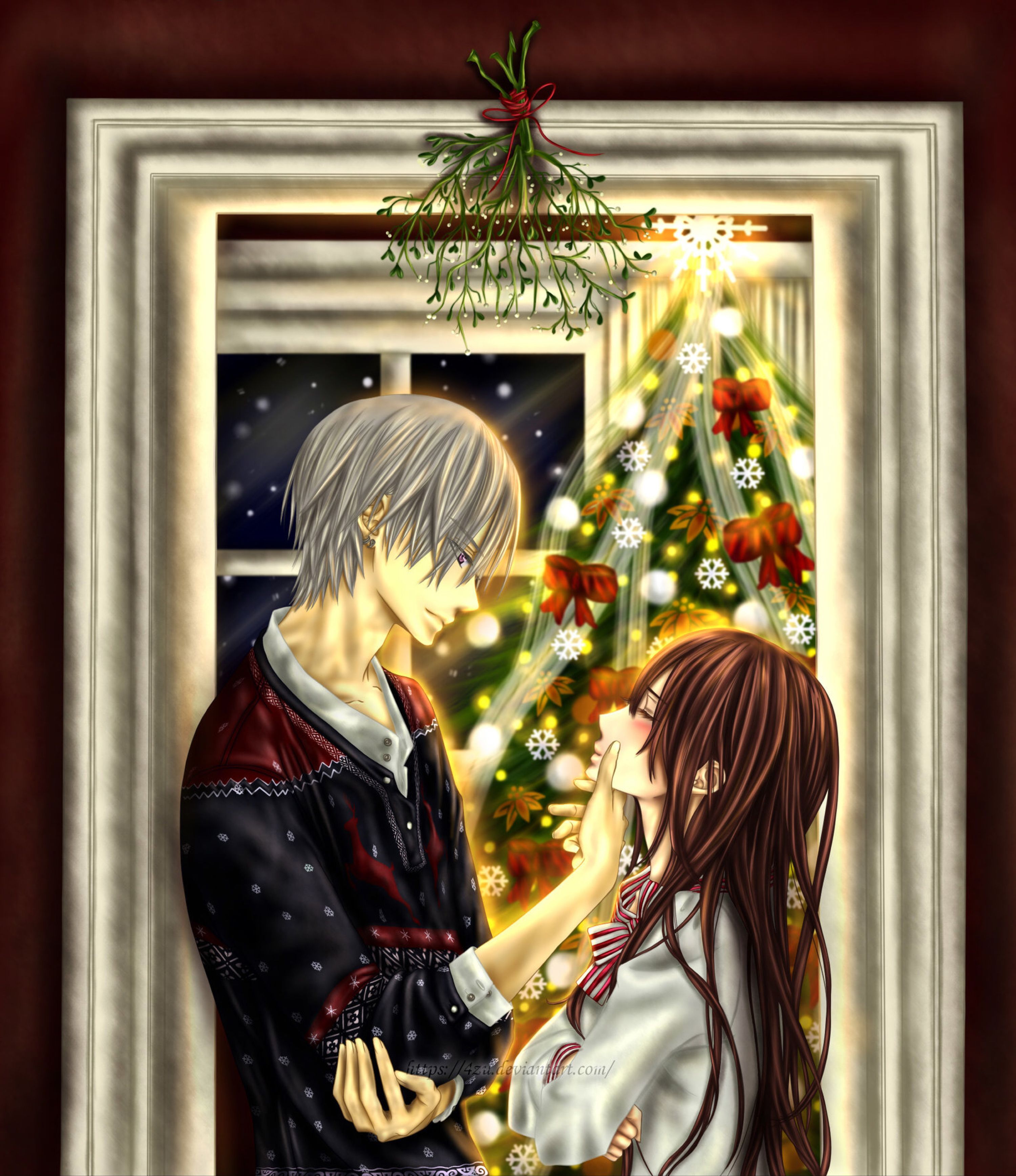 HD wallpaper: anime girls, Santa costume, couple, Christmas presents, Senki  Zesshou Symphogear | Wallpaper Flare