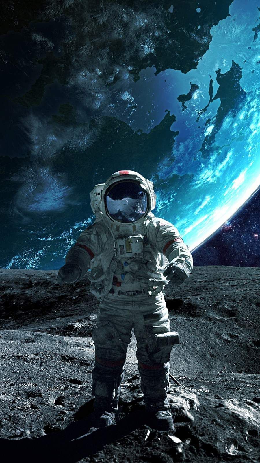 Moon Astronaut iPhone Wallpaper .com