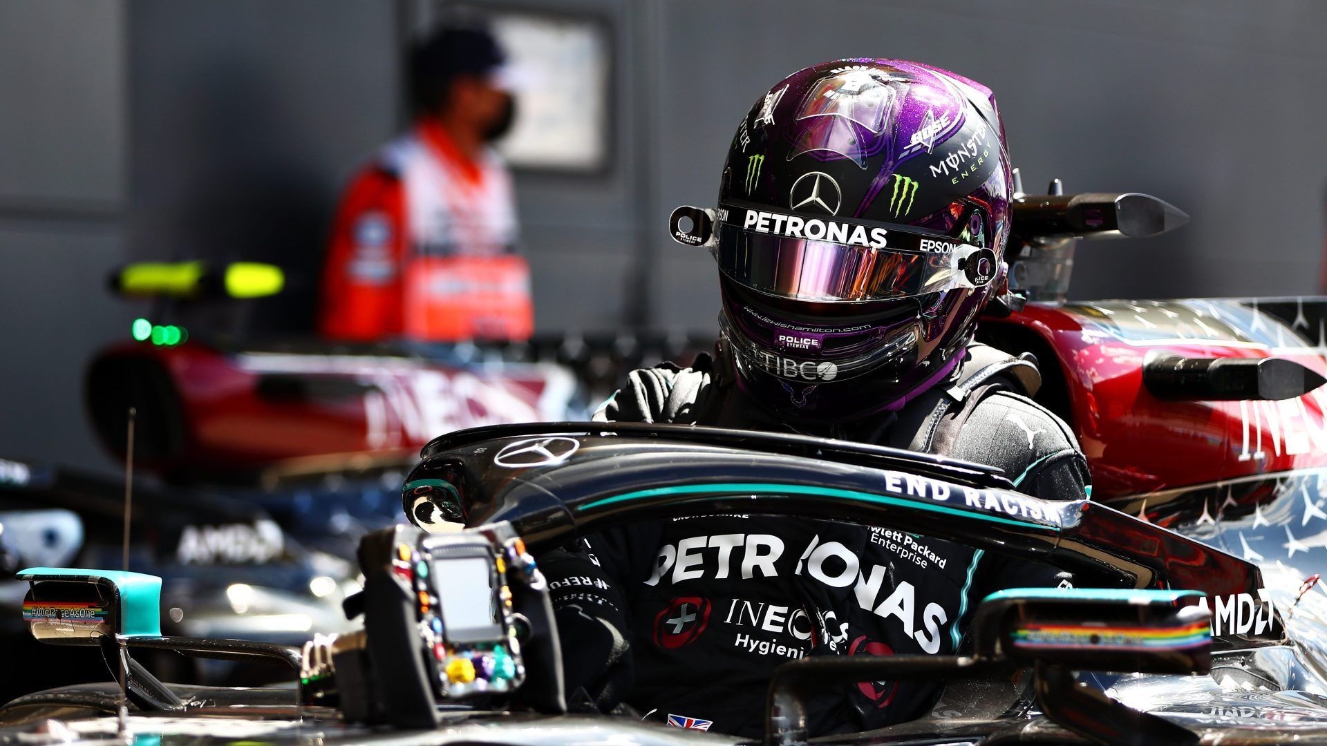 Lewis Hamilton takes 91st F1 pole position for British GP