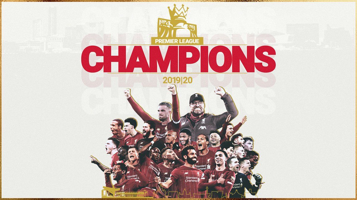 Liverpool FC'RE PREMIER LEAGUE CHAMPIONS!!