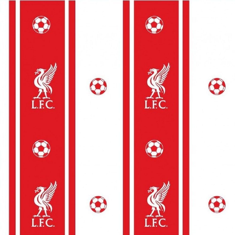 Fine Decor Liverpool Football Club Wallpaper Red / White (WP40061) from I Love Wallpaper UK