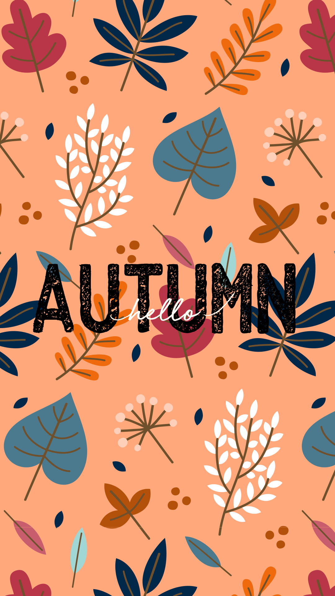 Hello Autumn! Aesthetic fall social media posts & wallpaper ⋆ Aesthetic Design shop