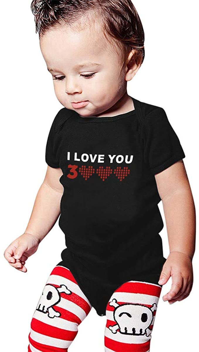 Onesies Baby boy Funny Troent Toddler Baby Girls Boys I Love You 3000 Printed Tops Bodysuit Romper Clothes Black: Amazon.ca: Clothing & Accessories