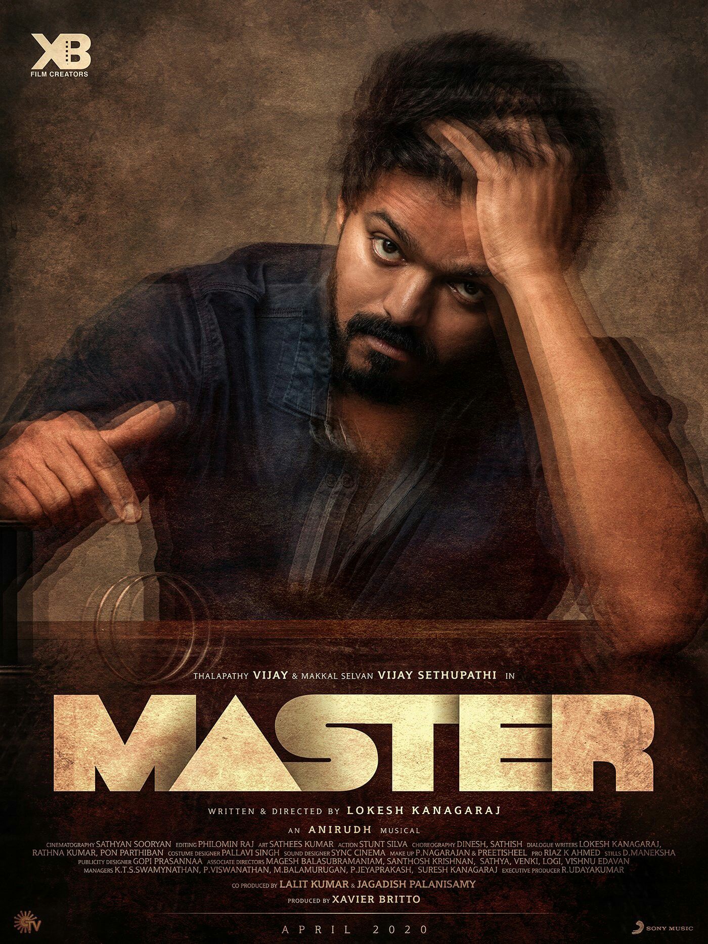 Vijay Master Movie First Look Poster. Tamil Ringtones, Master Music, Vijay Actor
